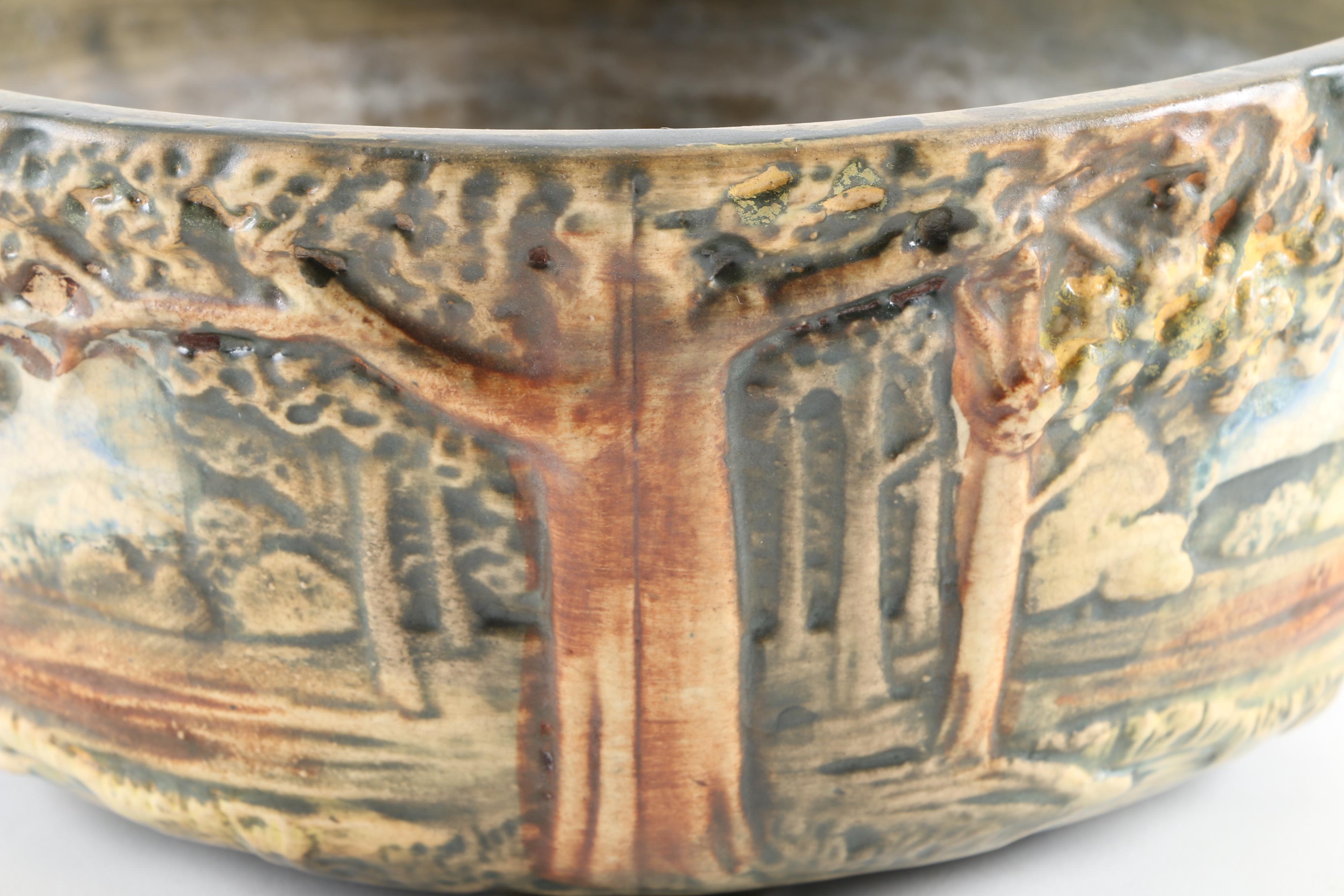 Early 20th Century Weller "Forest" Cachepot