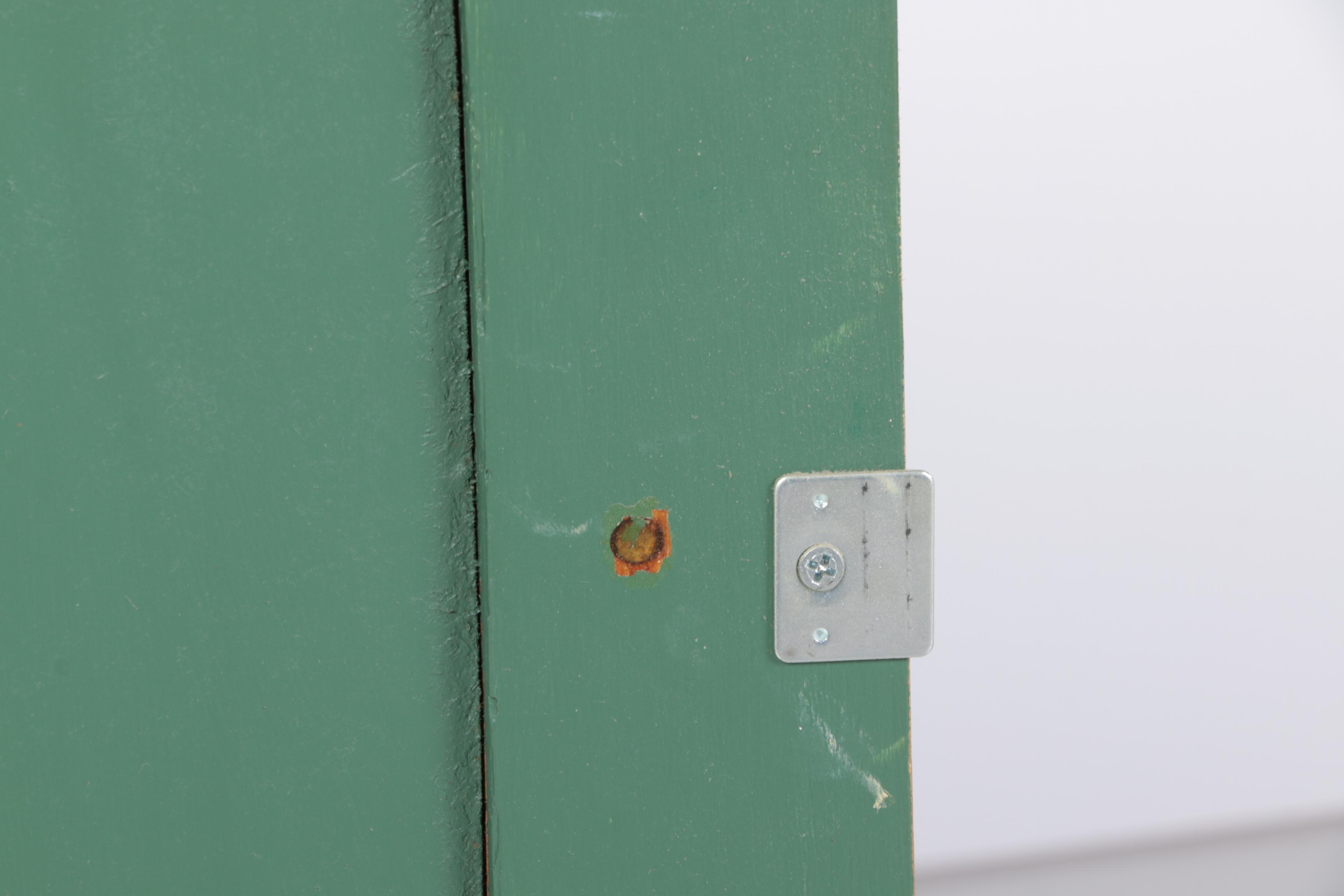 Hand-Painted Trompe L'oeil Wall Cabinet