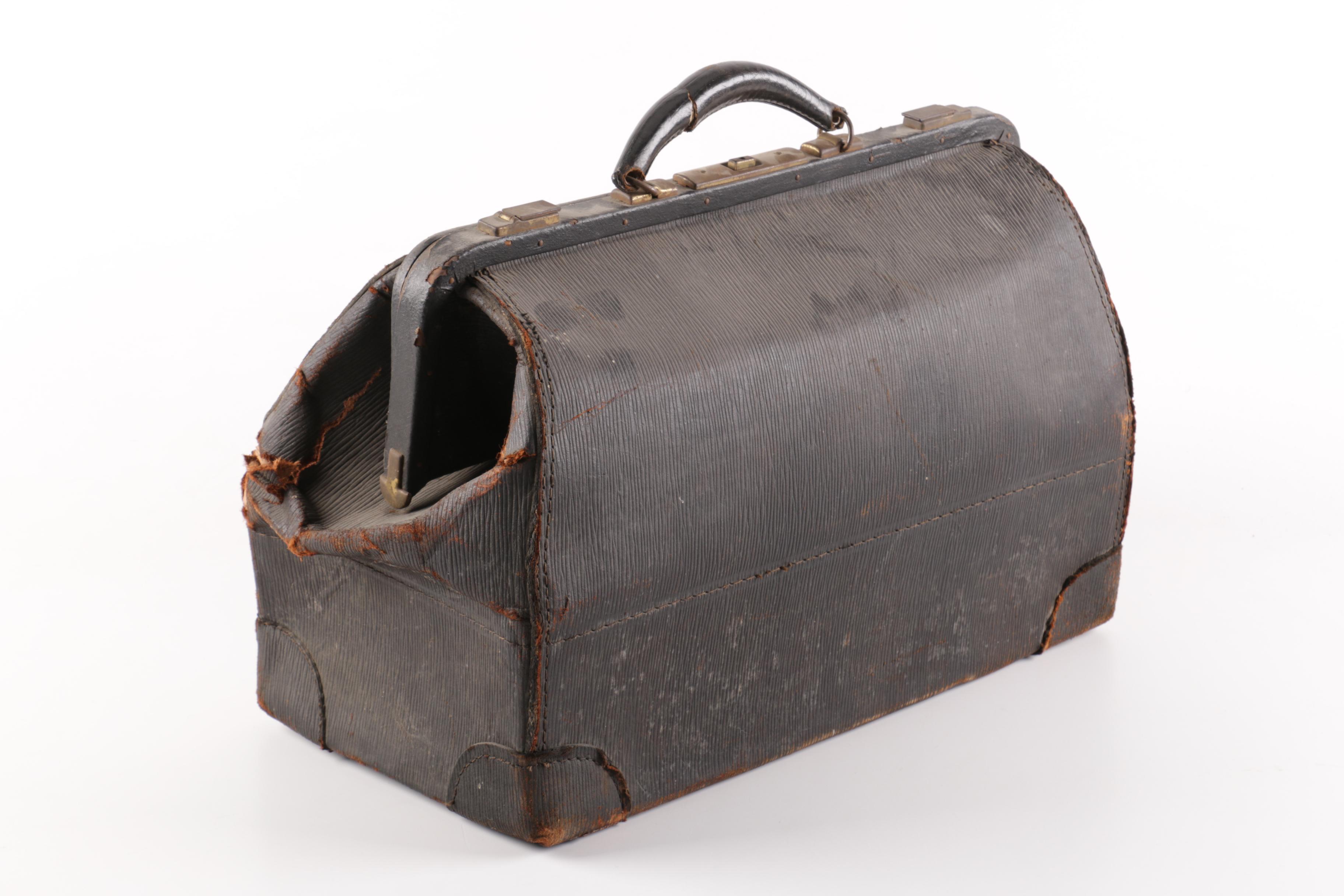 Vintage Leather Doctor's Bag