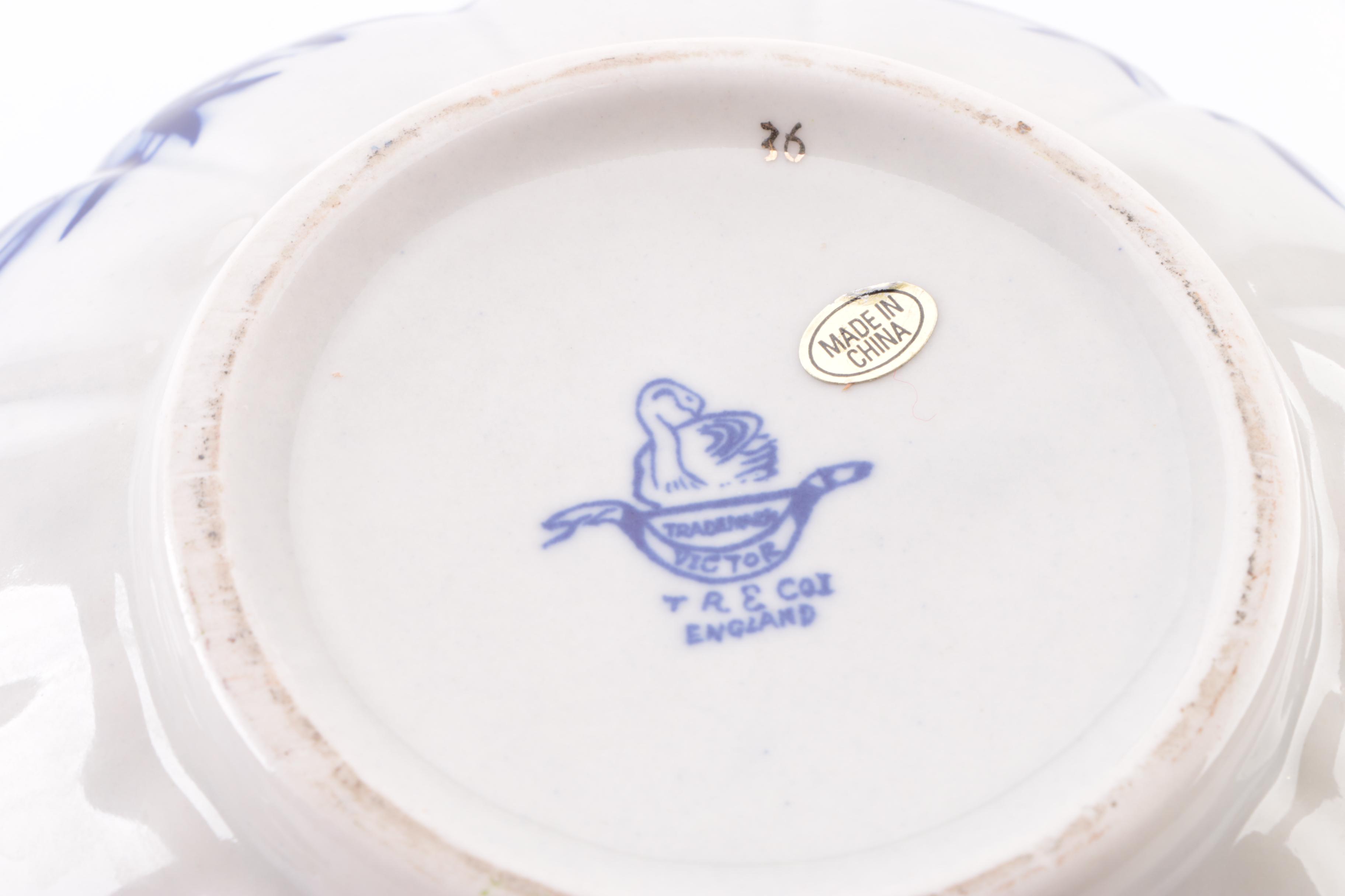 Chinese Reproduction Double Spouted Teapot and Pitcher