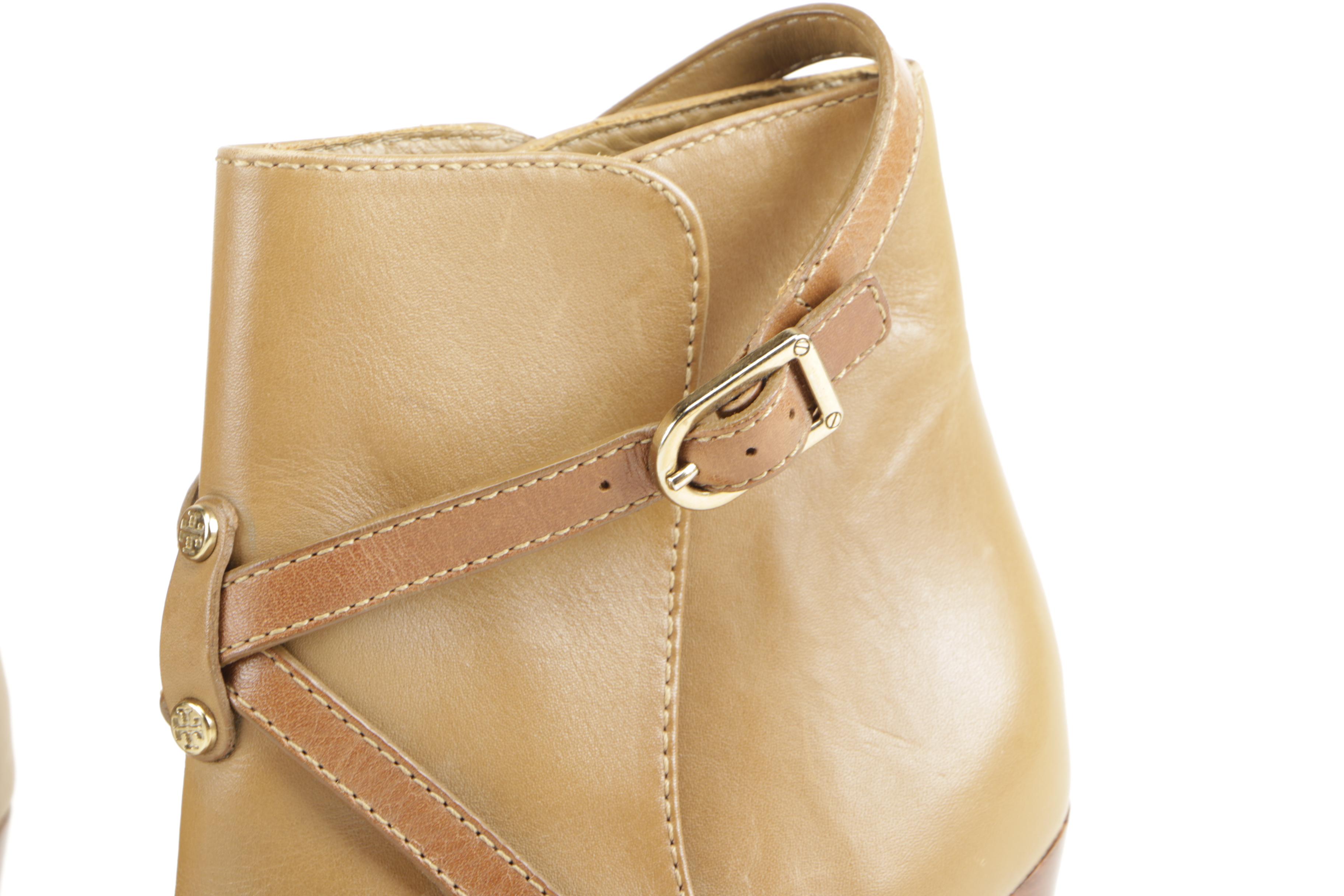 Tory Burch Leather Ankle Boots