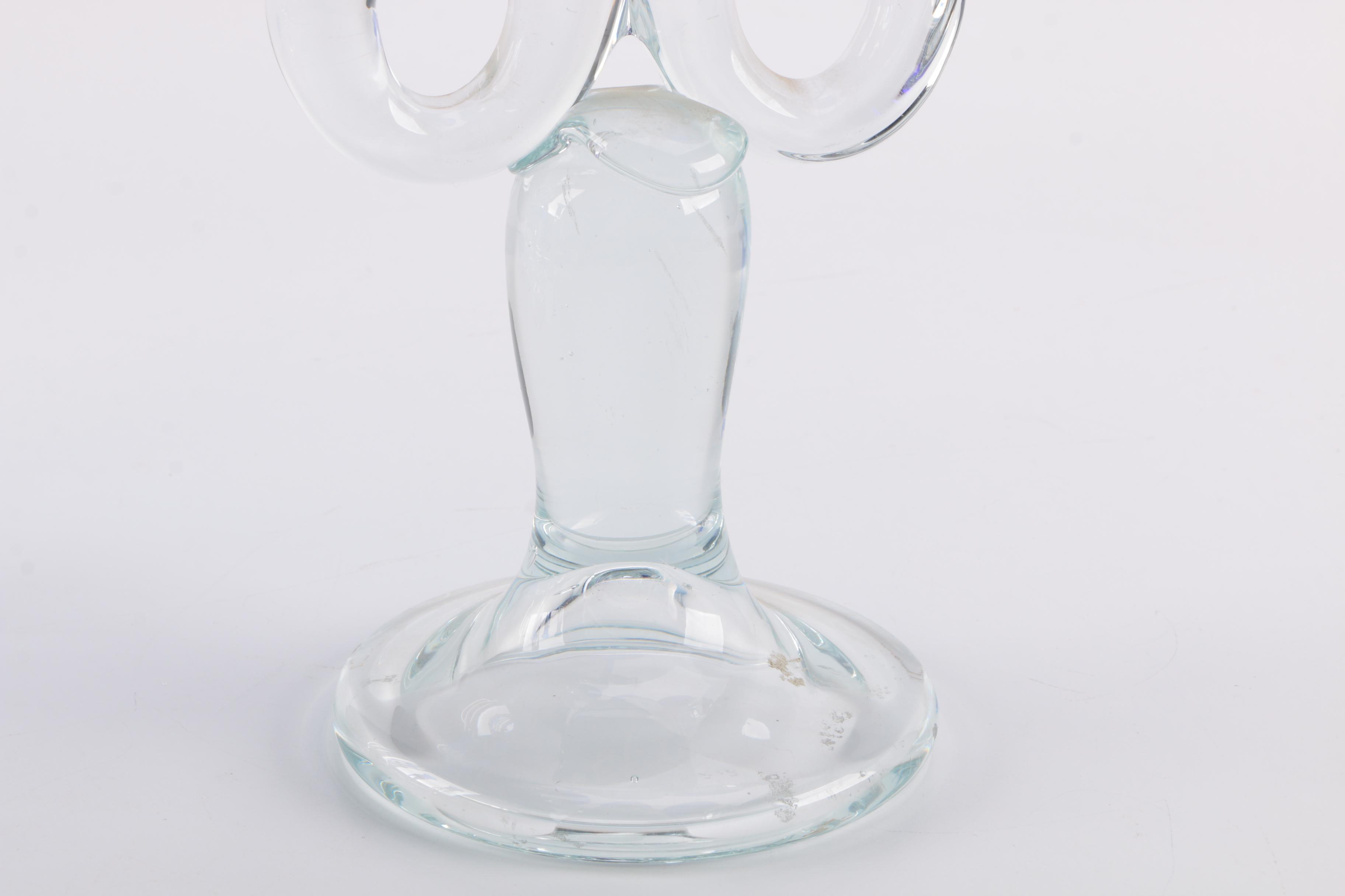 Polish Glass Candleholders