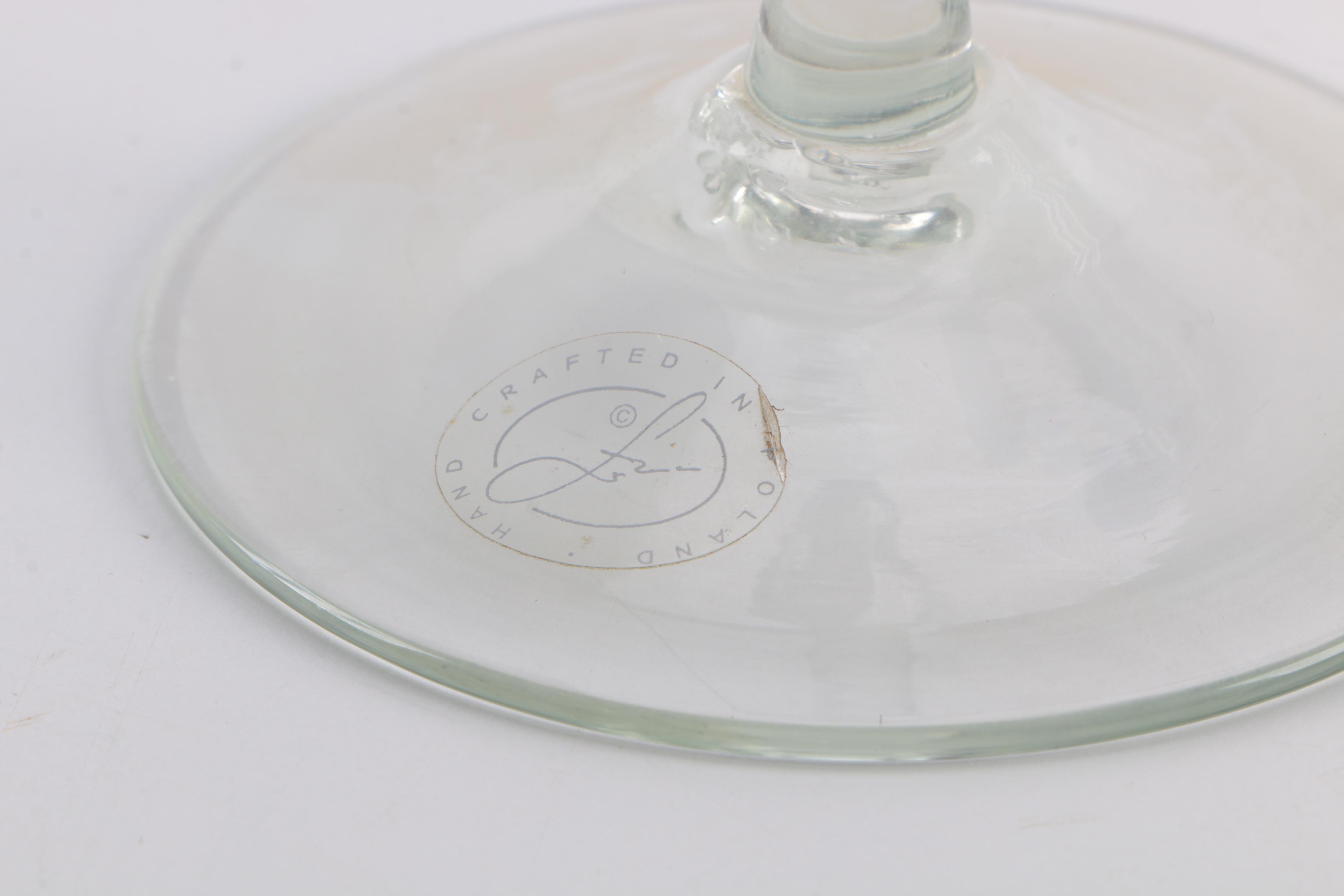 Polish Glass Candleholders