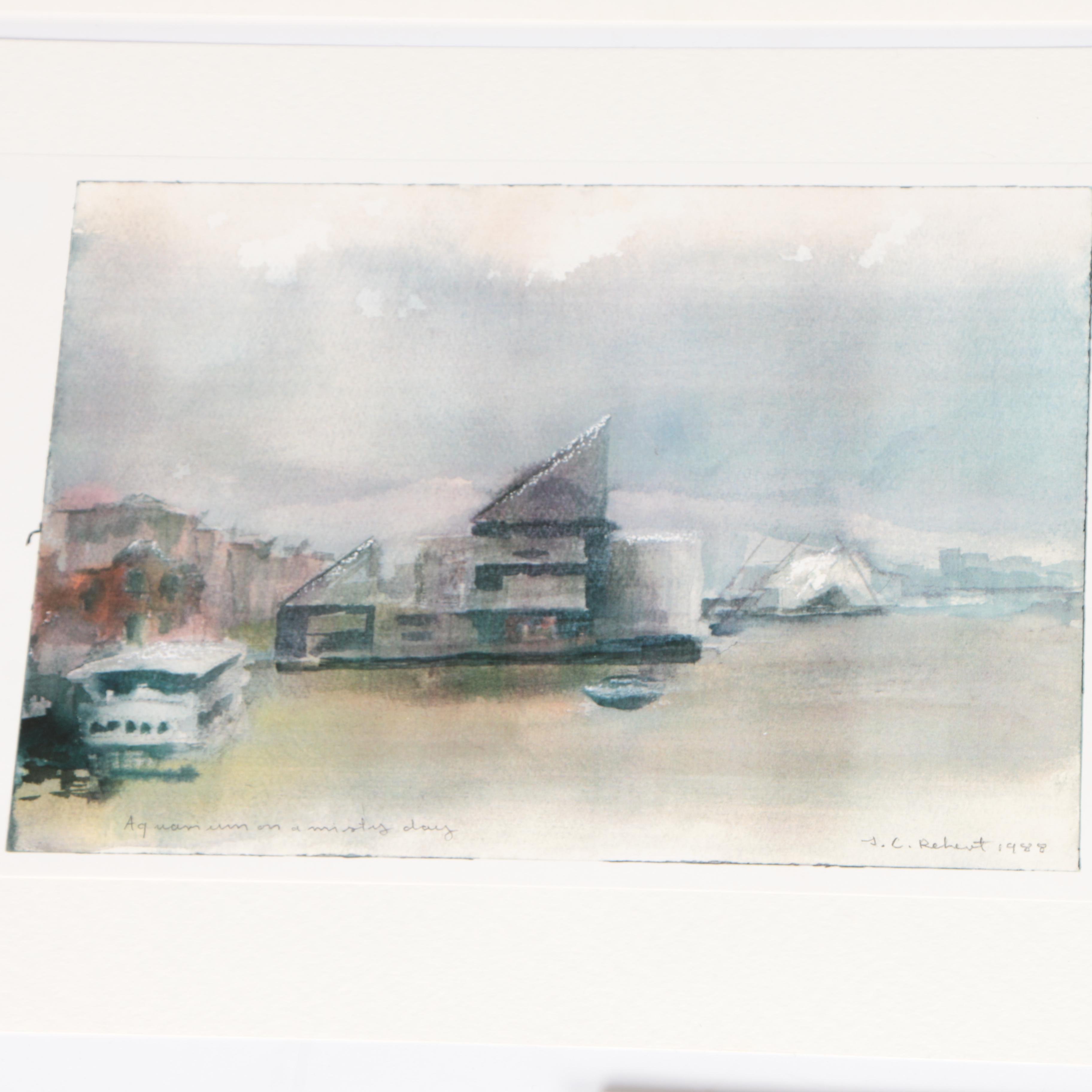 Giclee Prints on Paper After Ingrid Cromel Rehert's "Moods of Baltimore"