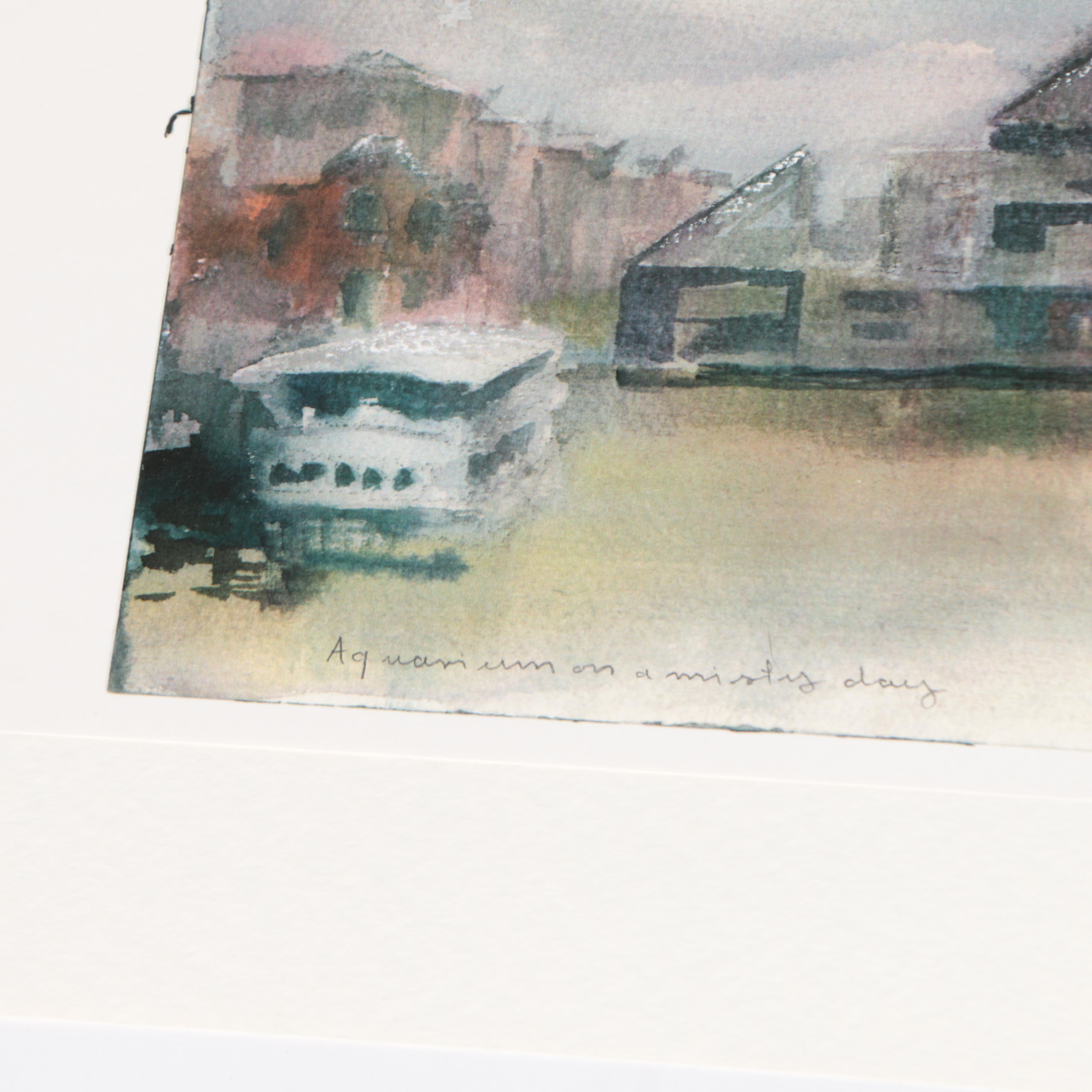 Giclee Prints on Paper After Ingrid Cromel Rehert's "Moods of Baltimore"