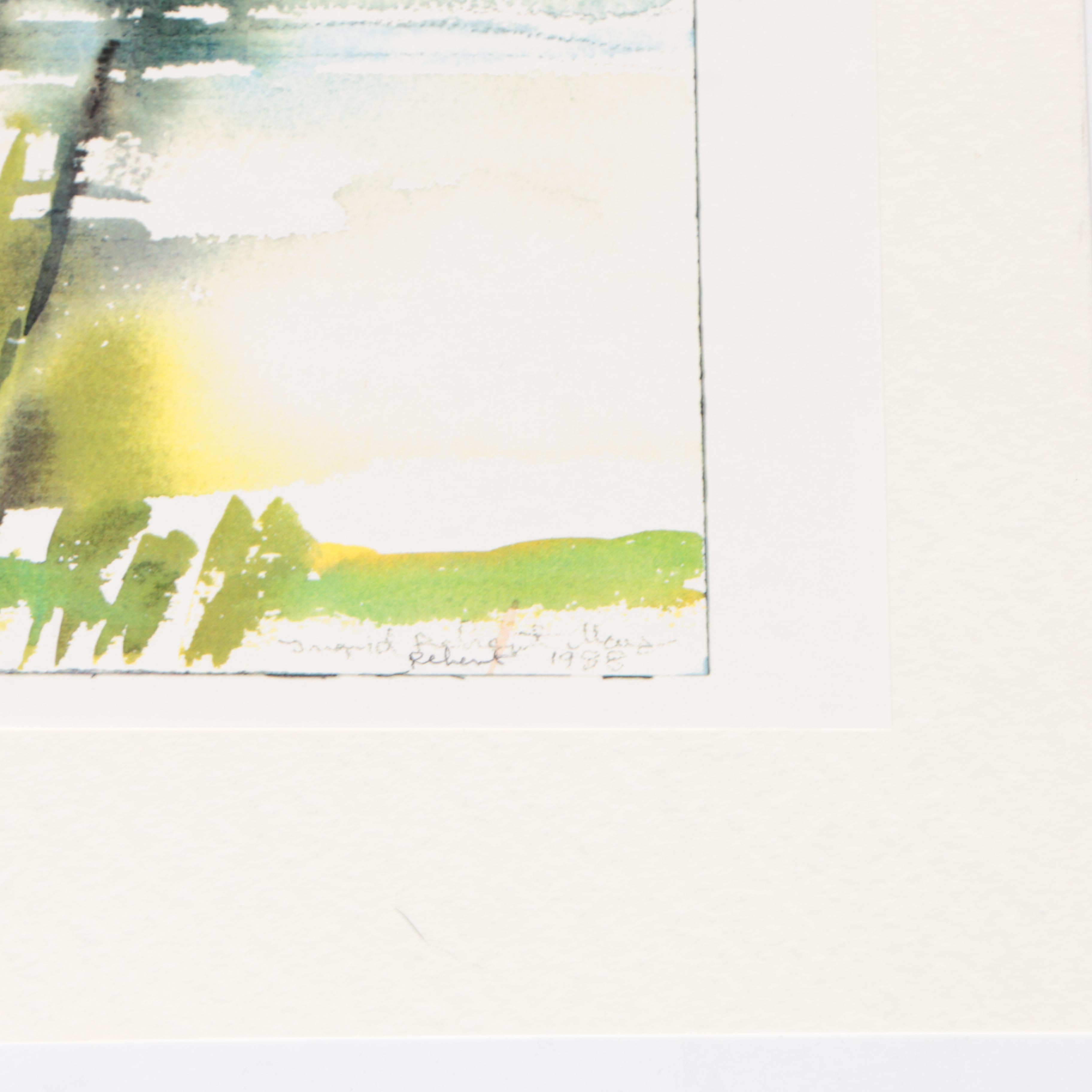 Giclee Prints on Paper After Ingrid Cromel Rehert's "Moods of Baltimore"