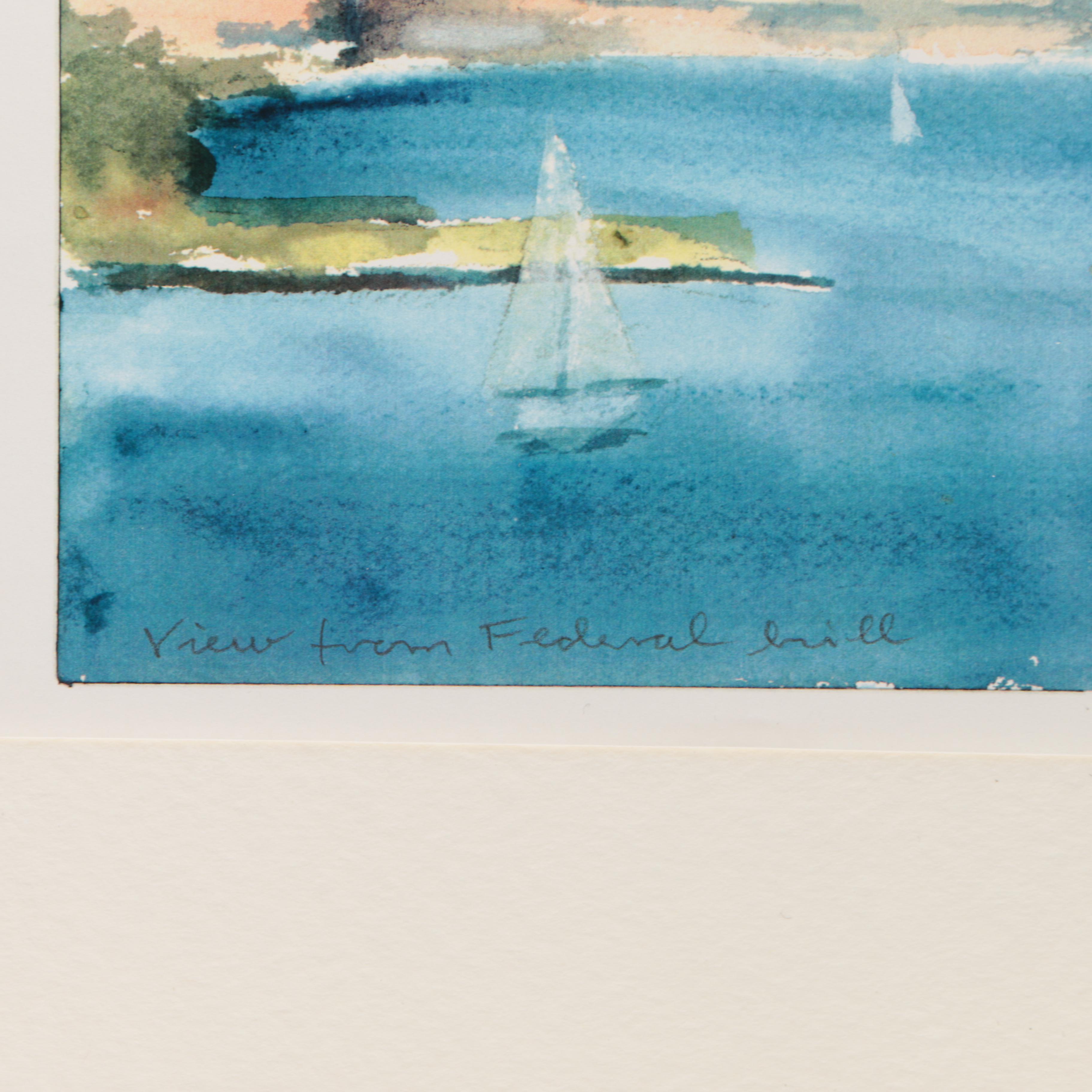 Giclee Prints on Paper After Ingrid Cromel Rehert's "Moods of Baltimore"