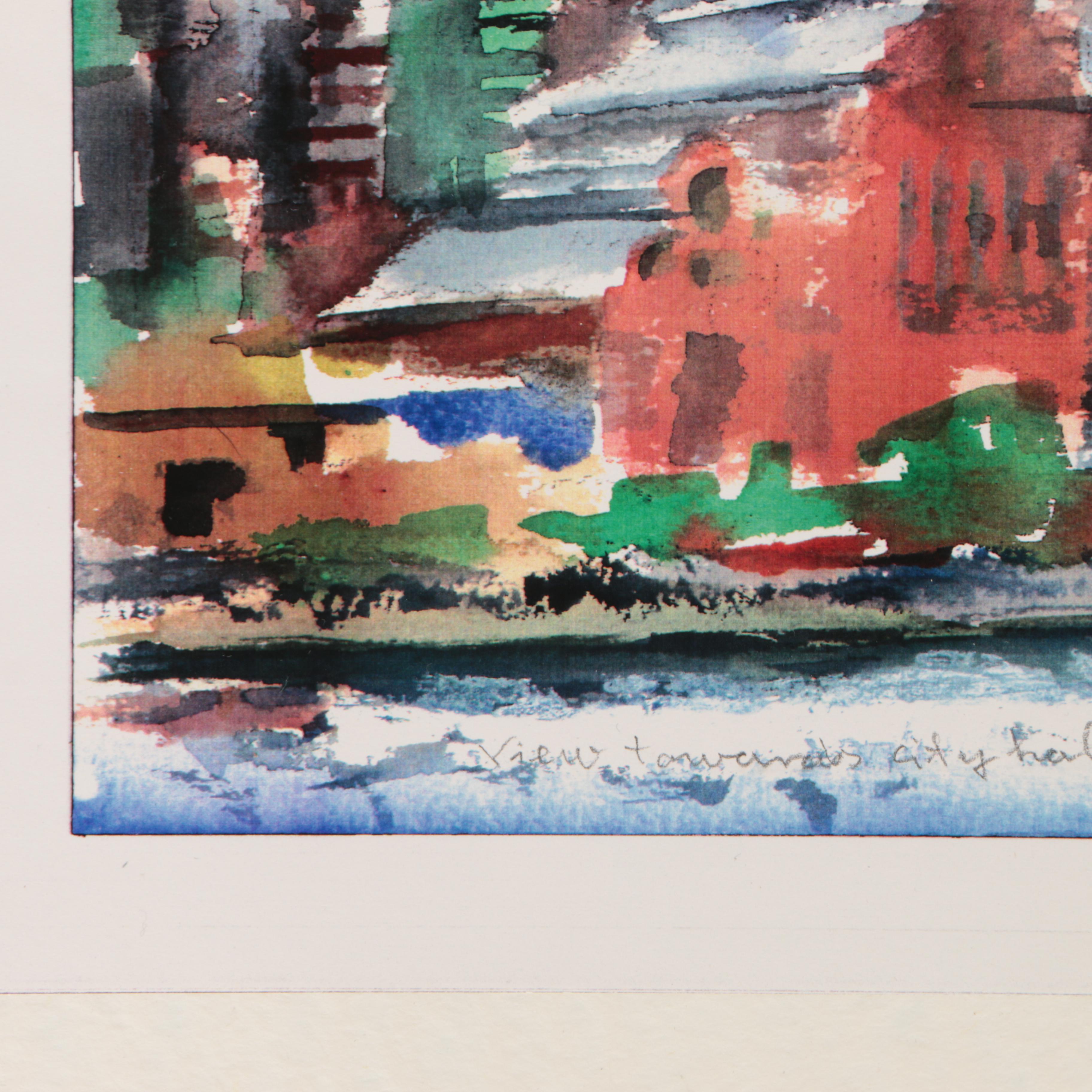 Giclee Prints on Paper After Ingrid Cromel Rehert's "Moods of Baltimore"