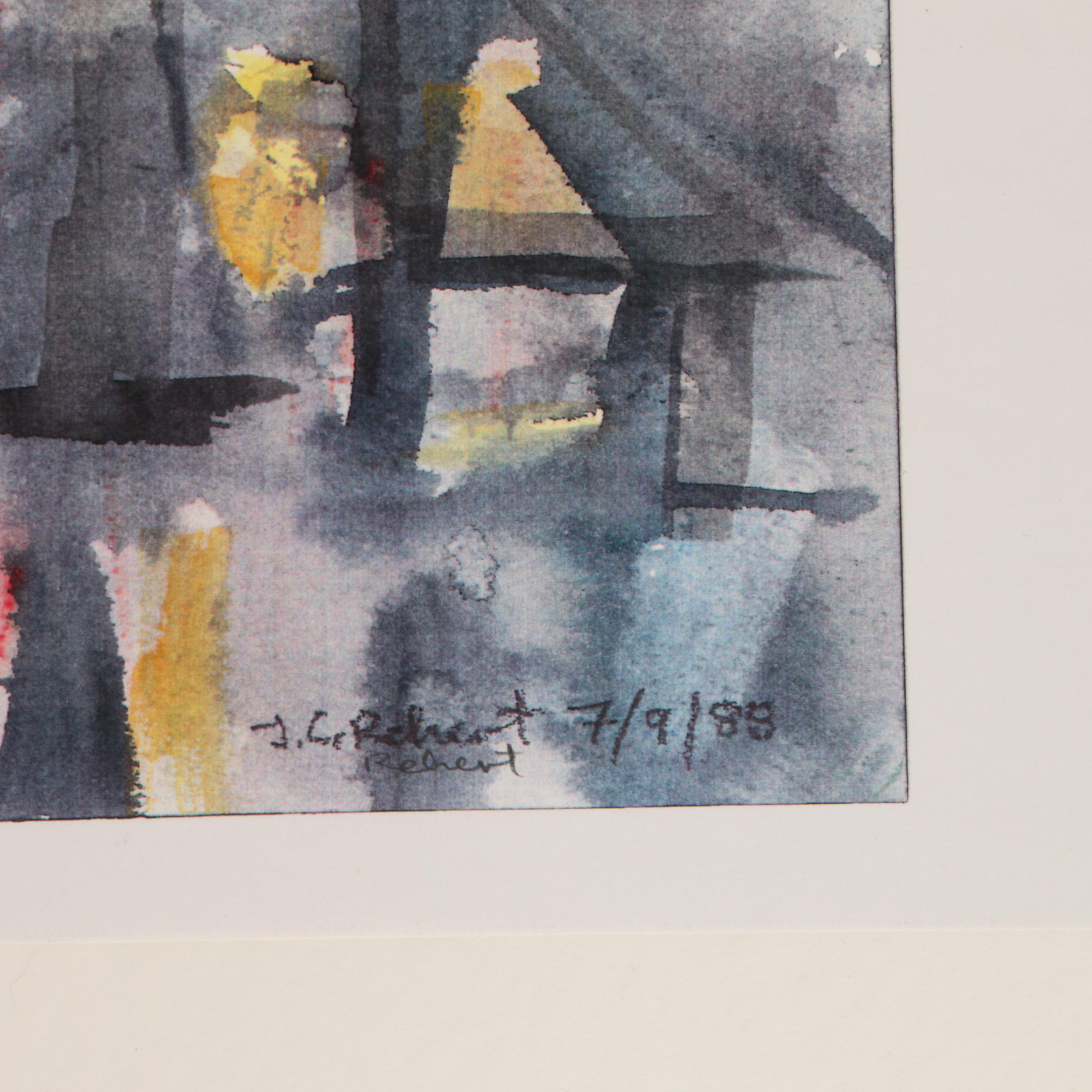 Giclee Prints on Paper After Ingrid Cromel Rehert's "Moods of Baltimore"