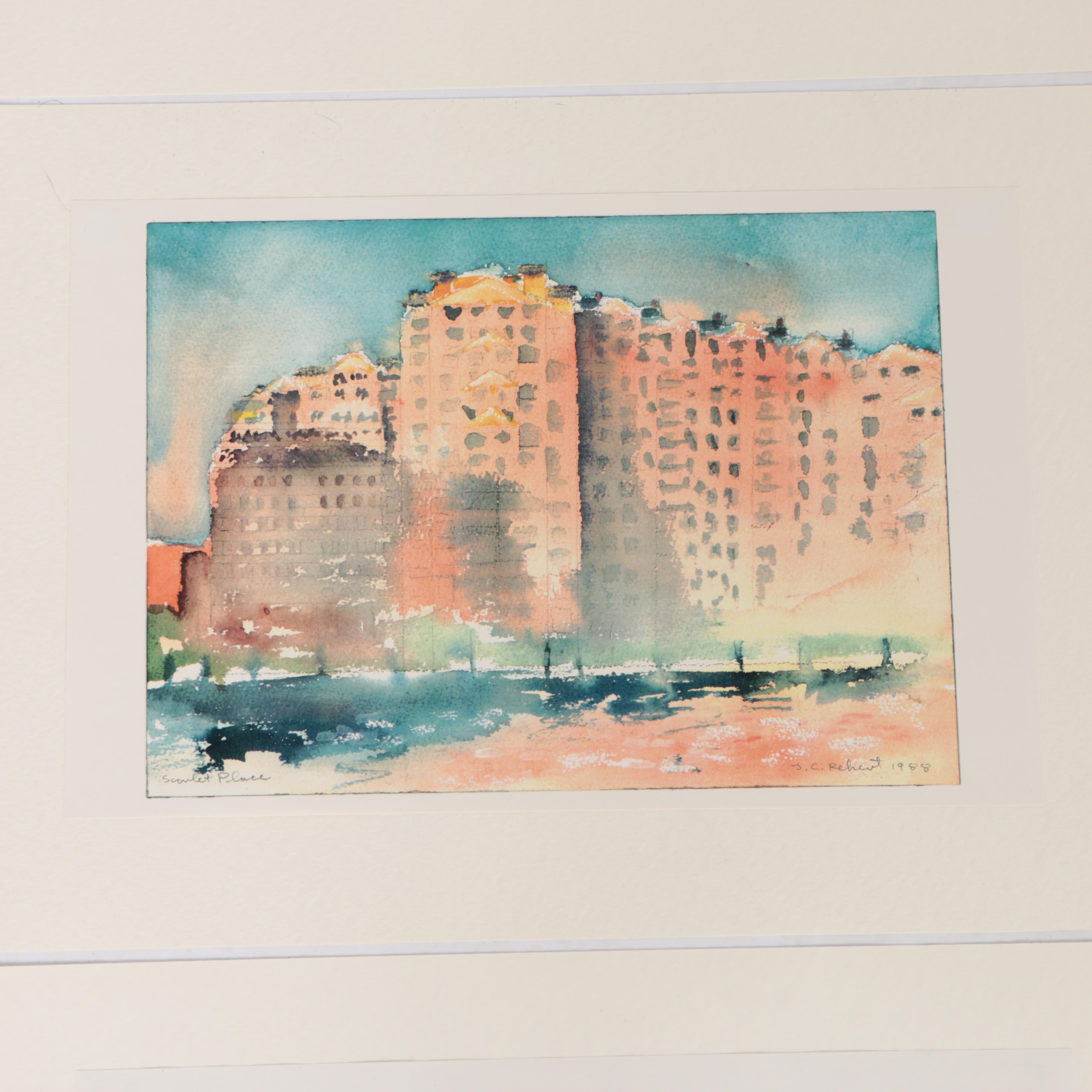 Giclee Prints on Paper After Ingrid Cromel Rehert's "Moods of Baltimore"