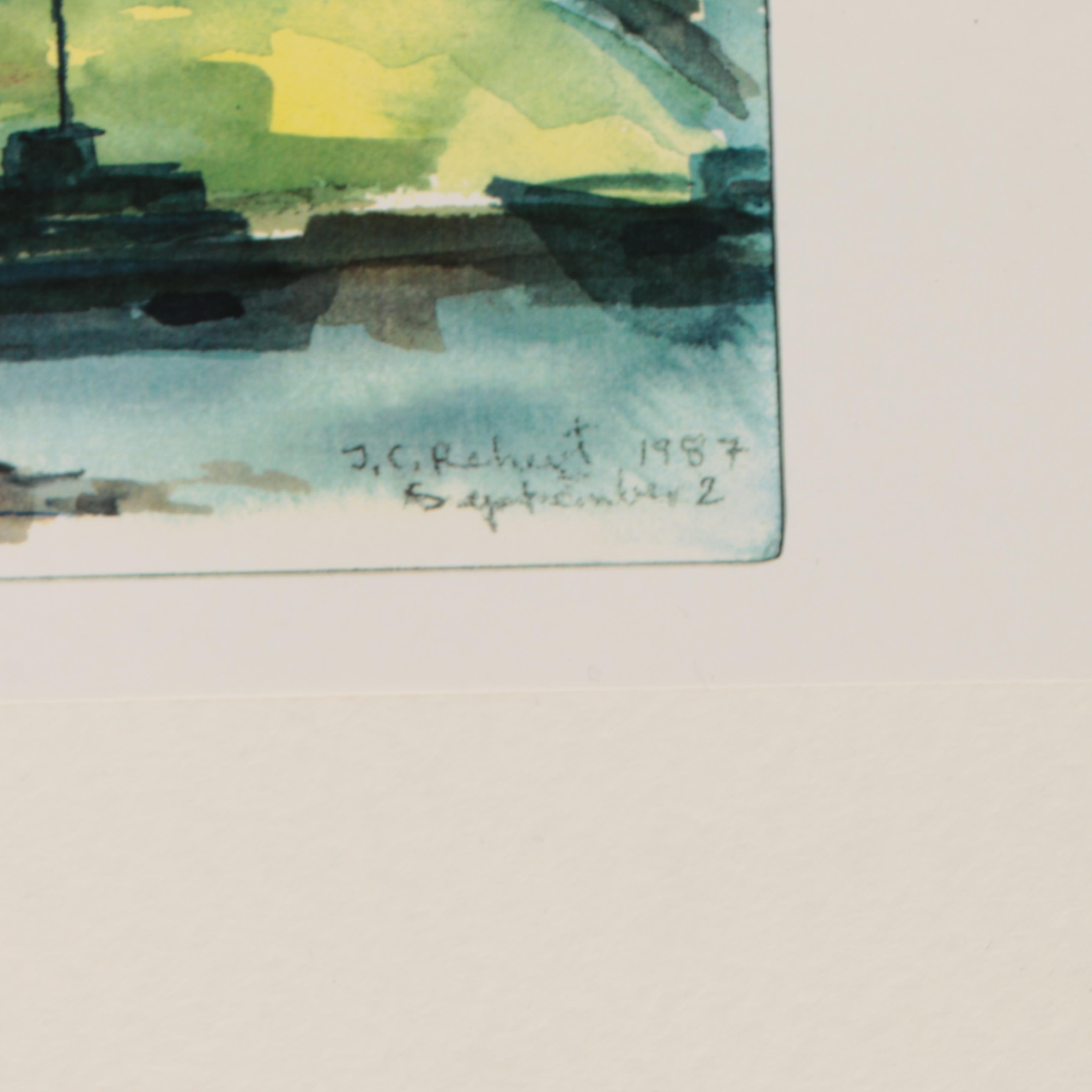 Giclee Prints on Paper After Ingrid Cromel Rehert's "Moods of Baltimore"