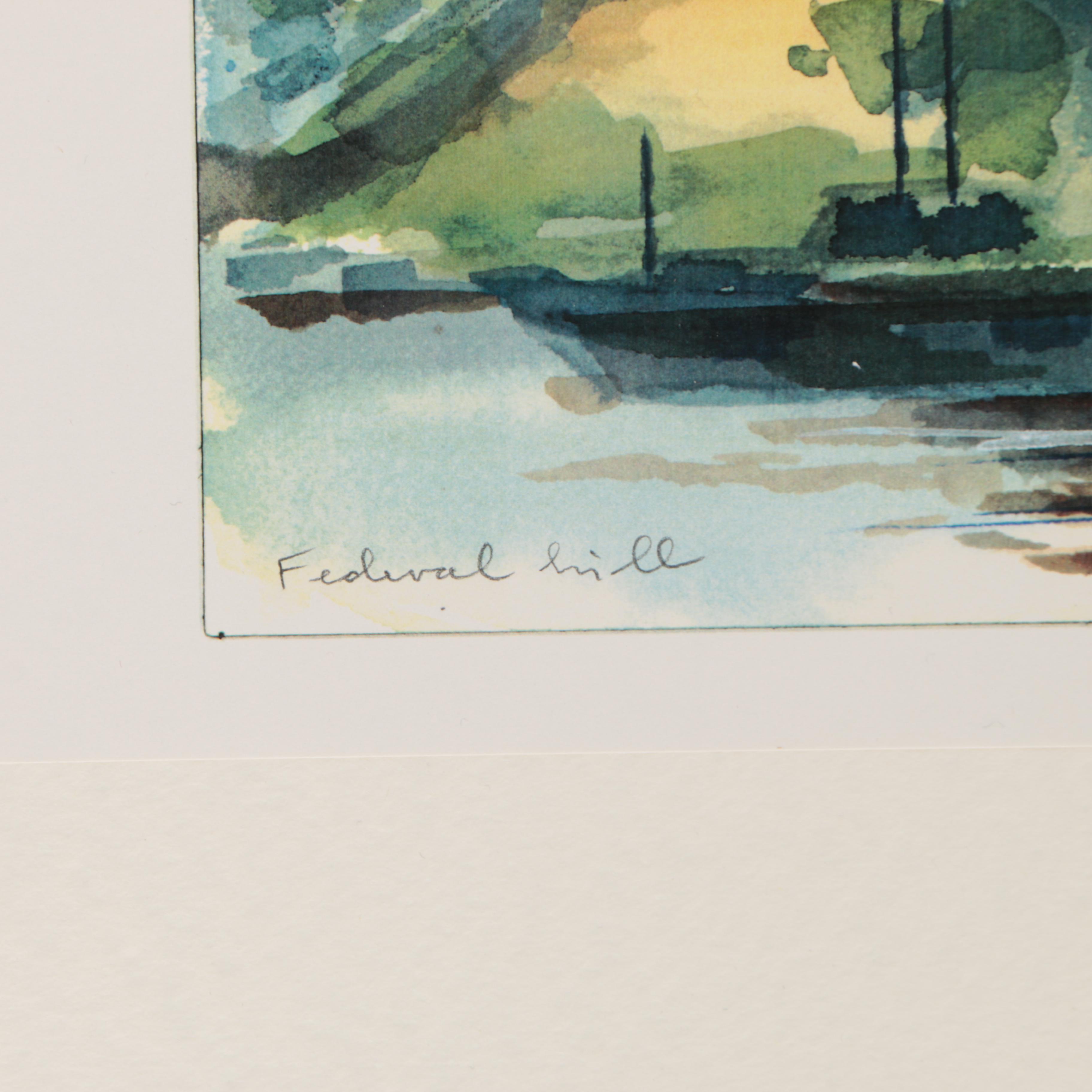 Giclee Prints on Paper After Ingrid Cromel Rehert's "Moods of Baltimore"