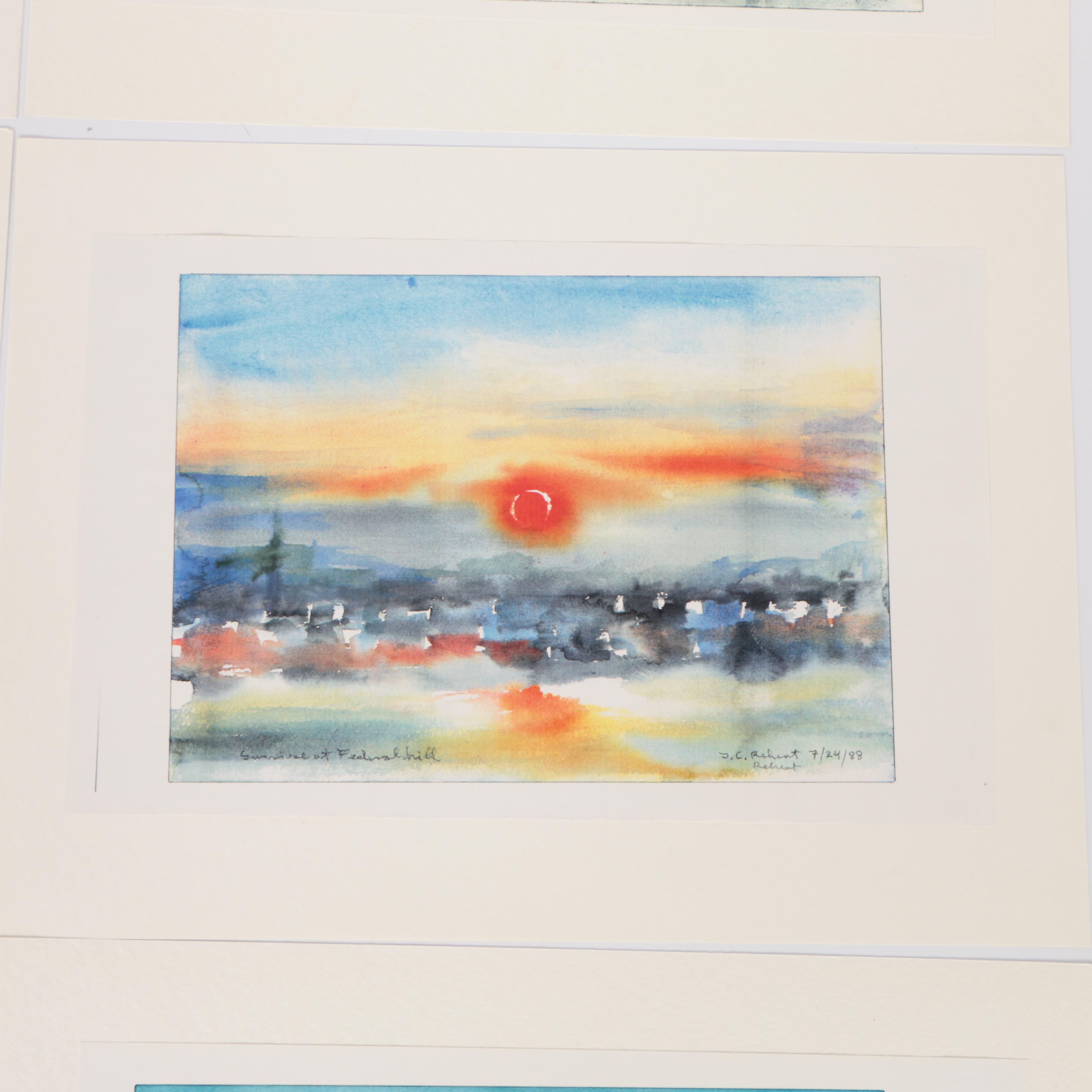 Giclee Prints on Paper After Ingrid Cromel Rehert's "Moods of Baltimore"