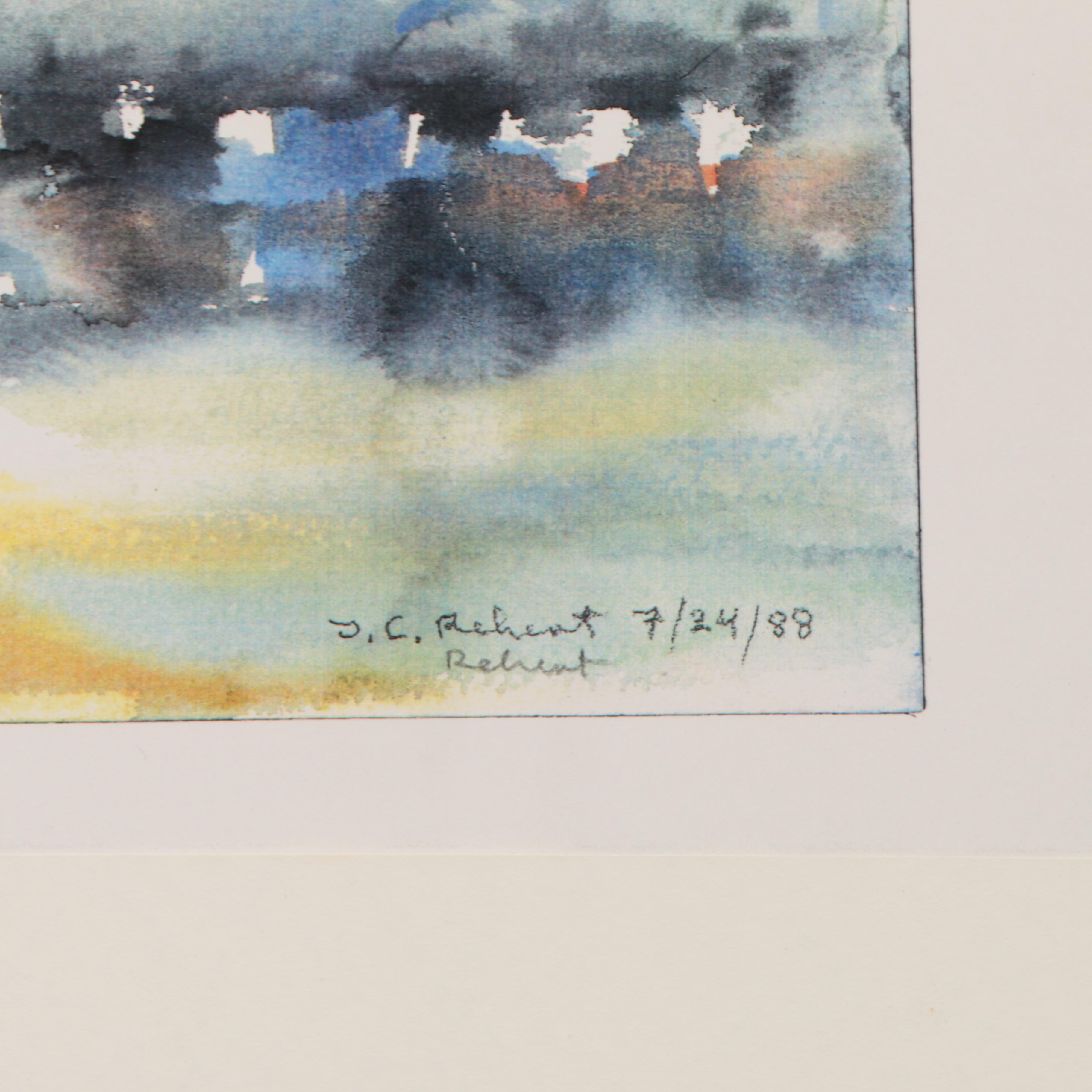 Giclee Prints on Paper After Ingrid Cromel Rehert's "Moods of Baltimore"