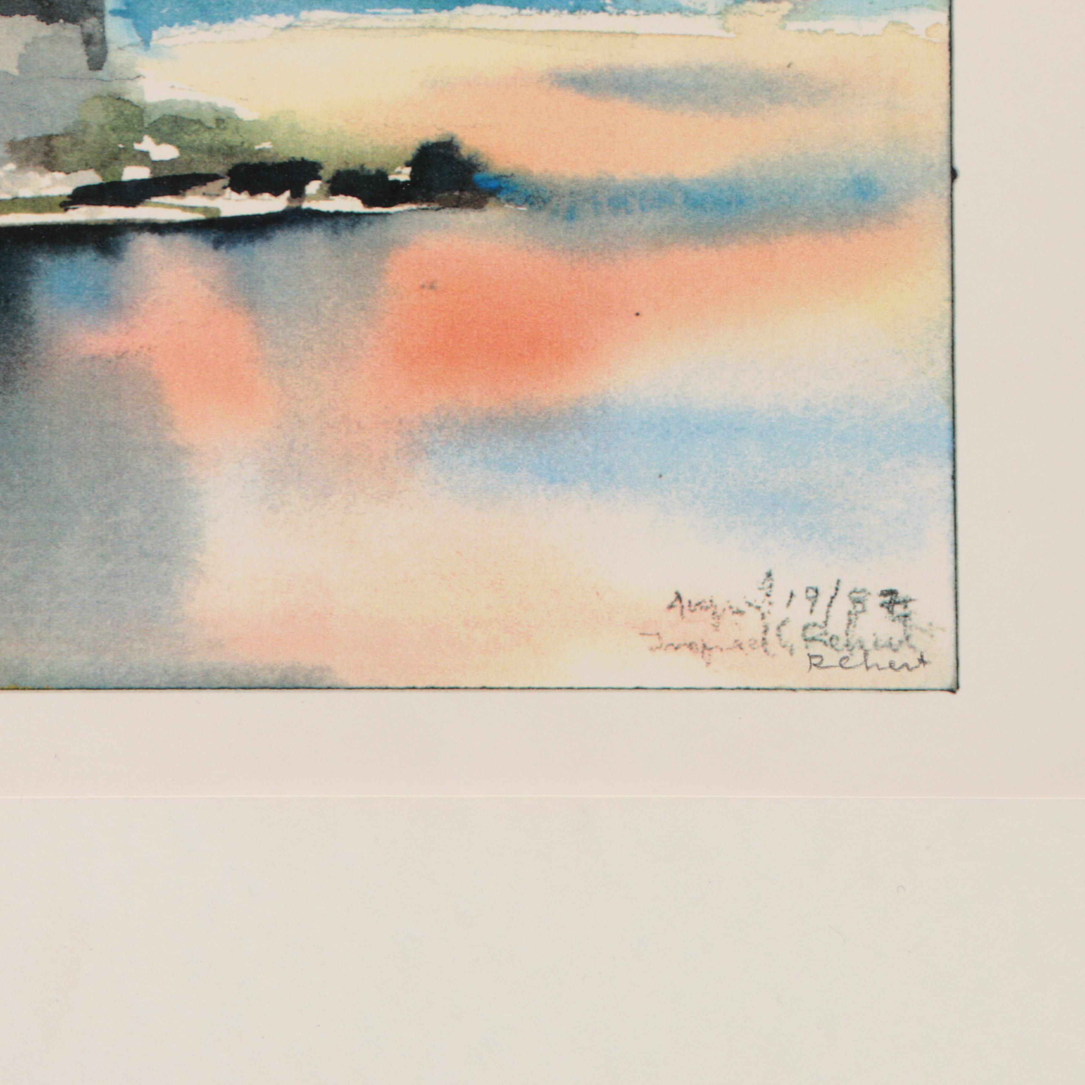 Giclee Prints on Paper After Ingrid Cromel Rehert's "Moods of Baltimore"