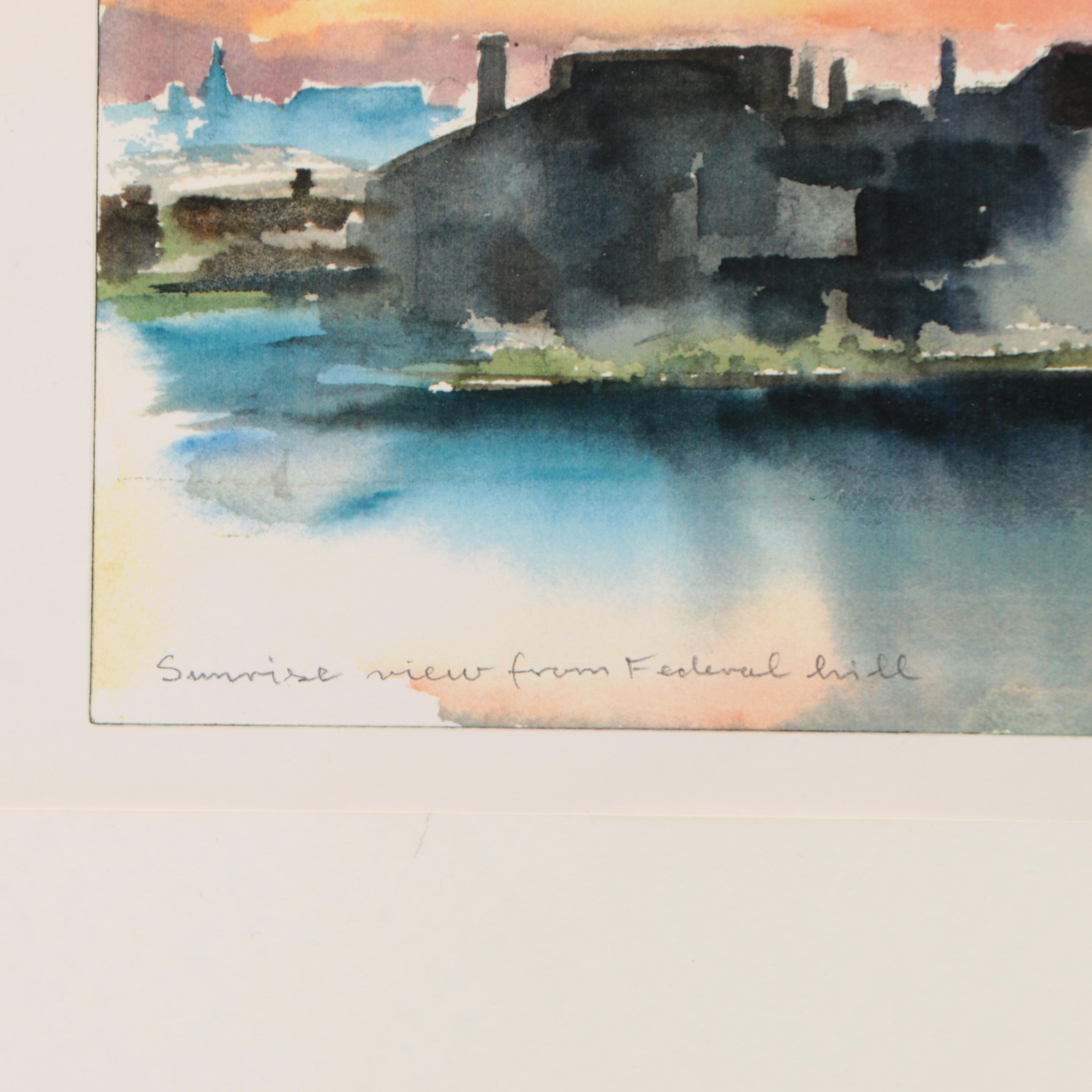 Giclee Prints on Paper After Ingrid Cromel Rehert's "Moods of Baltimore"