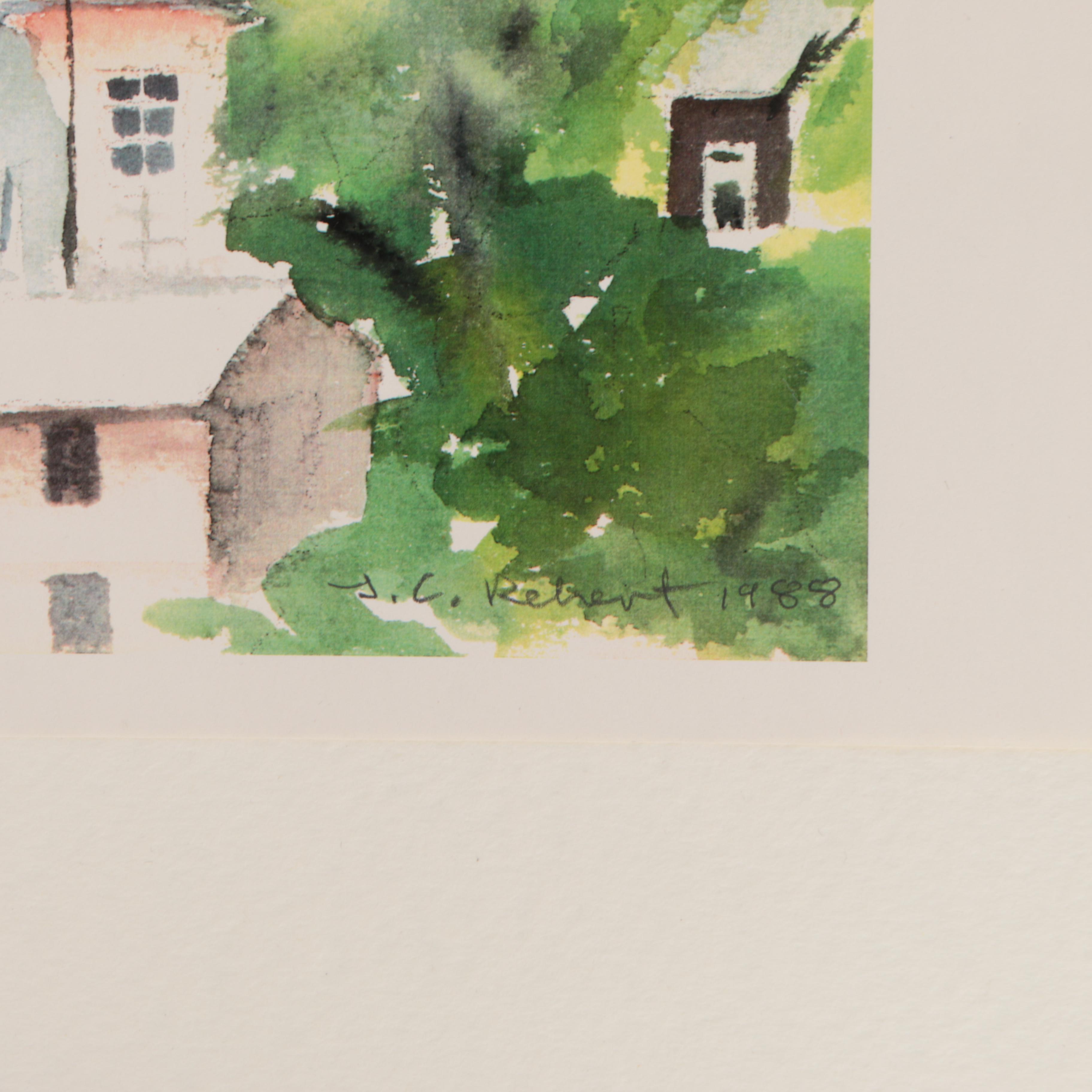 Giclee Prints on Paper After Ingrid Cromel Rehert's "Moods of Baltimore"