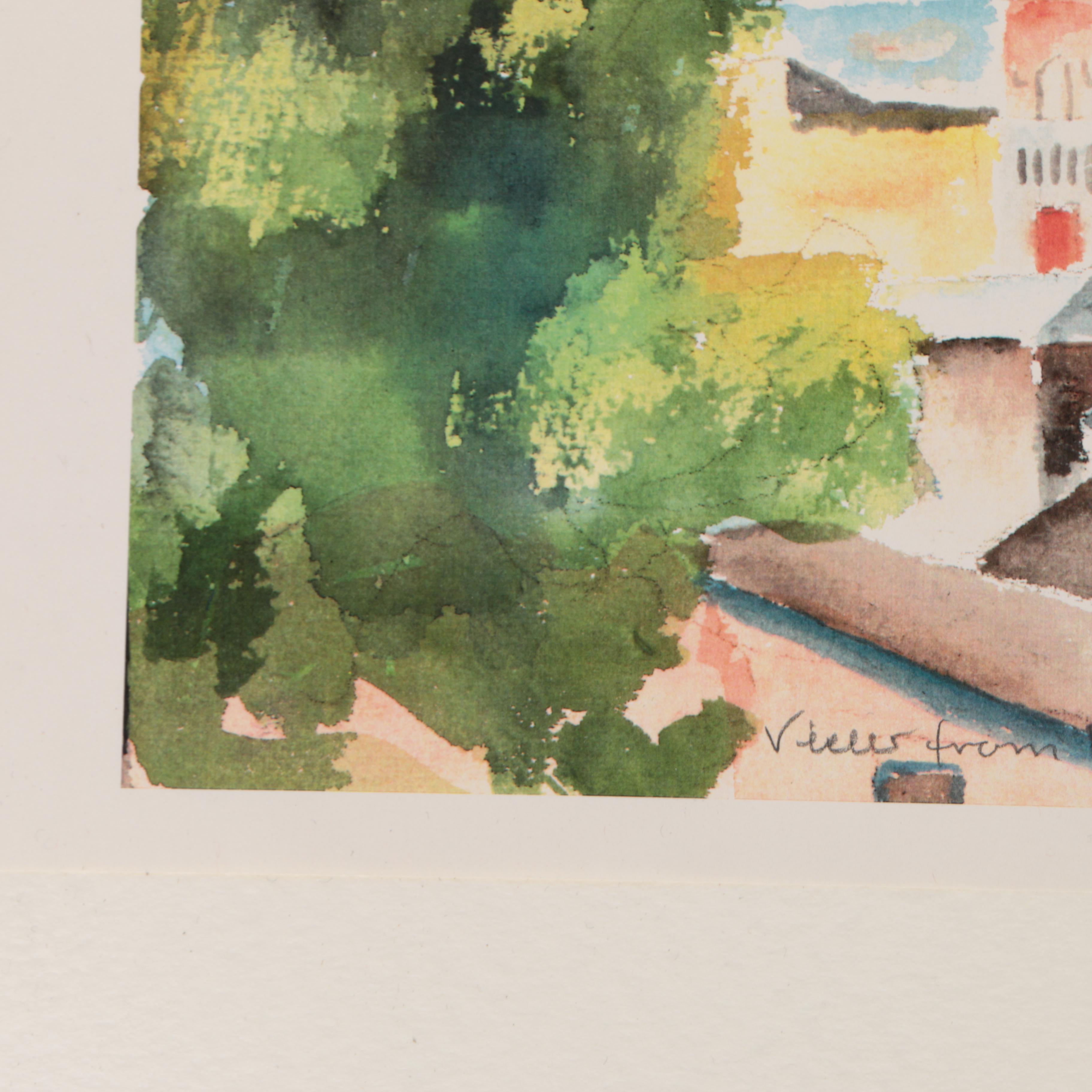 Giclee Prints on Paper After Ingrid Cromel Rehert's "Moods of Baltimore"