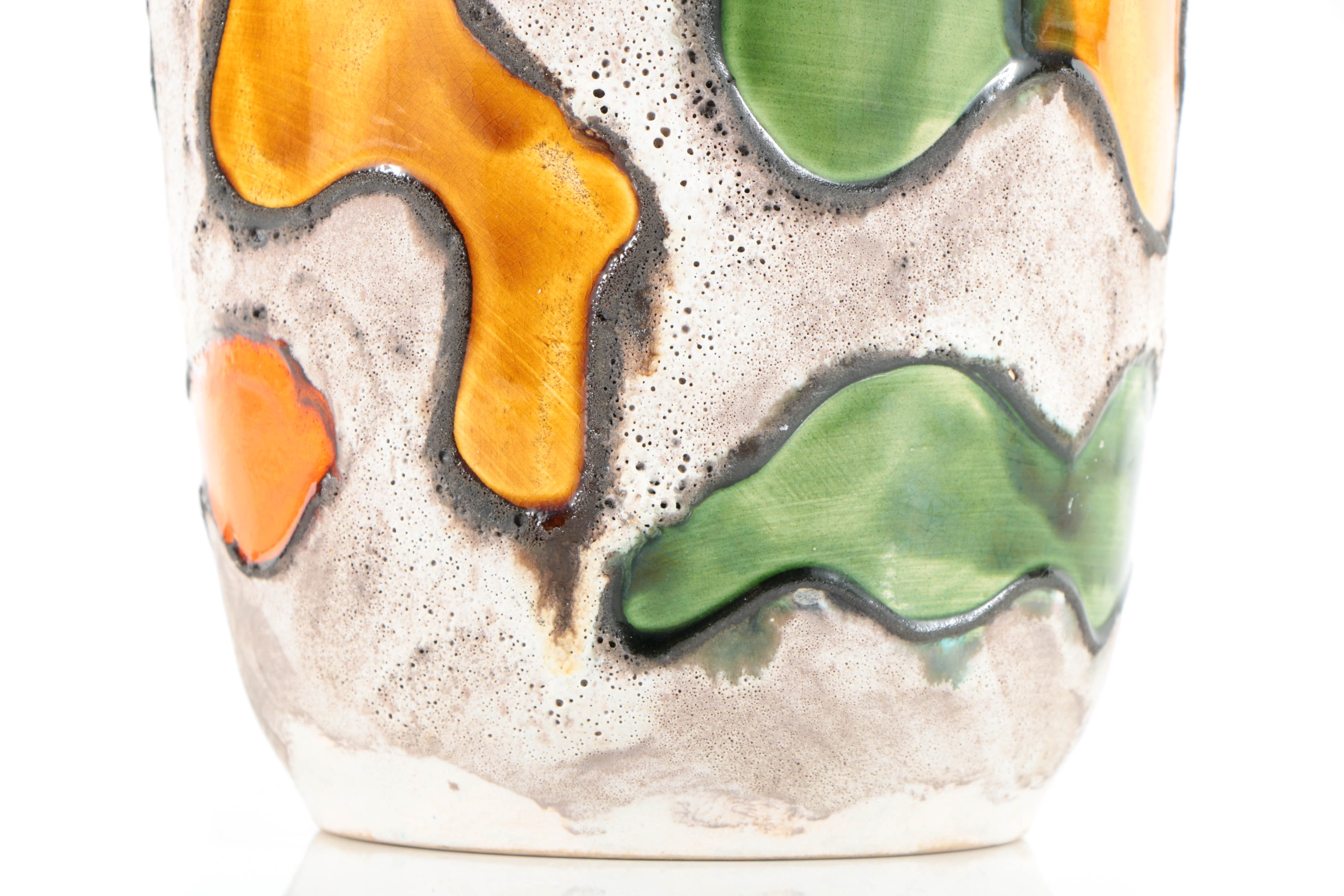 Scheurich Ceramic Fat Lava Floor Vase