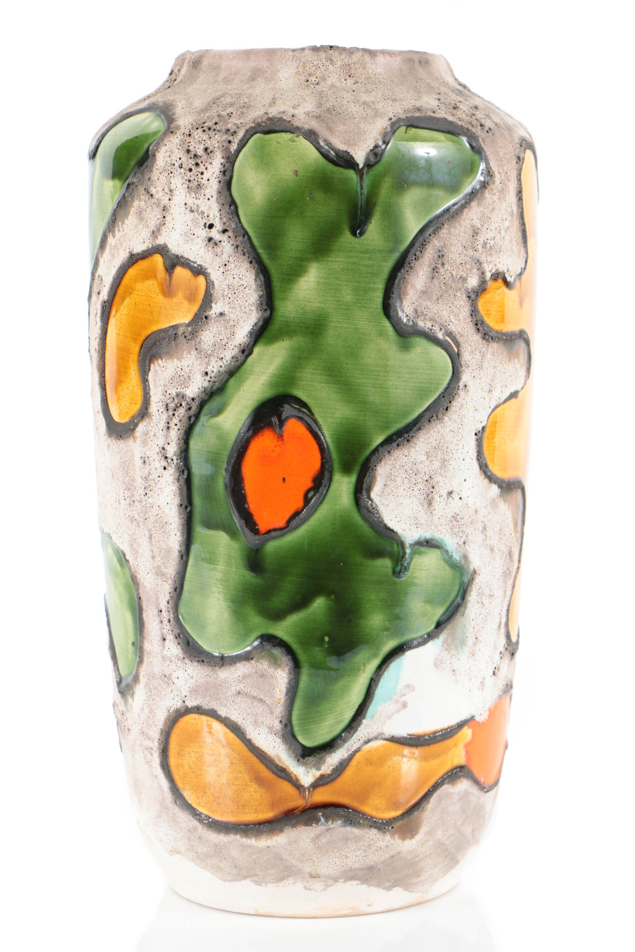 Scheurich Ceramic Fat Lava Floor Vase