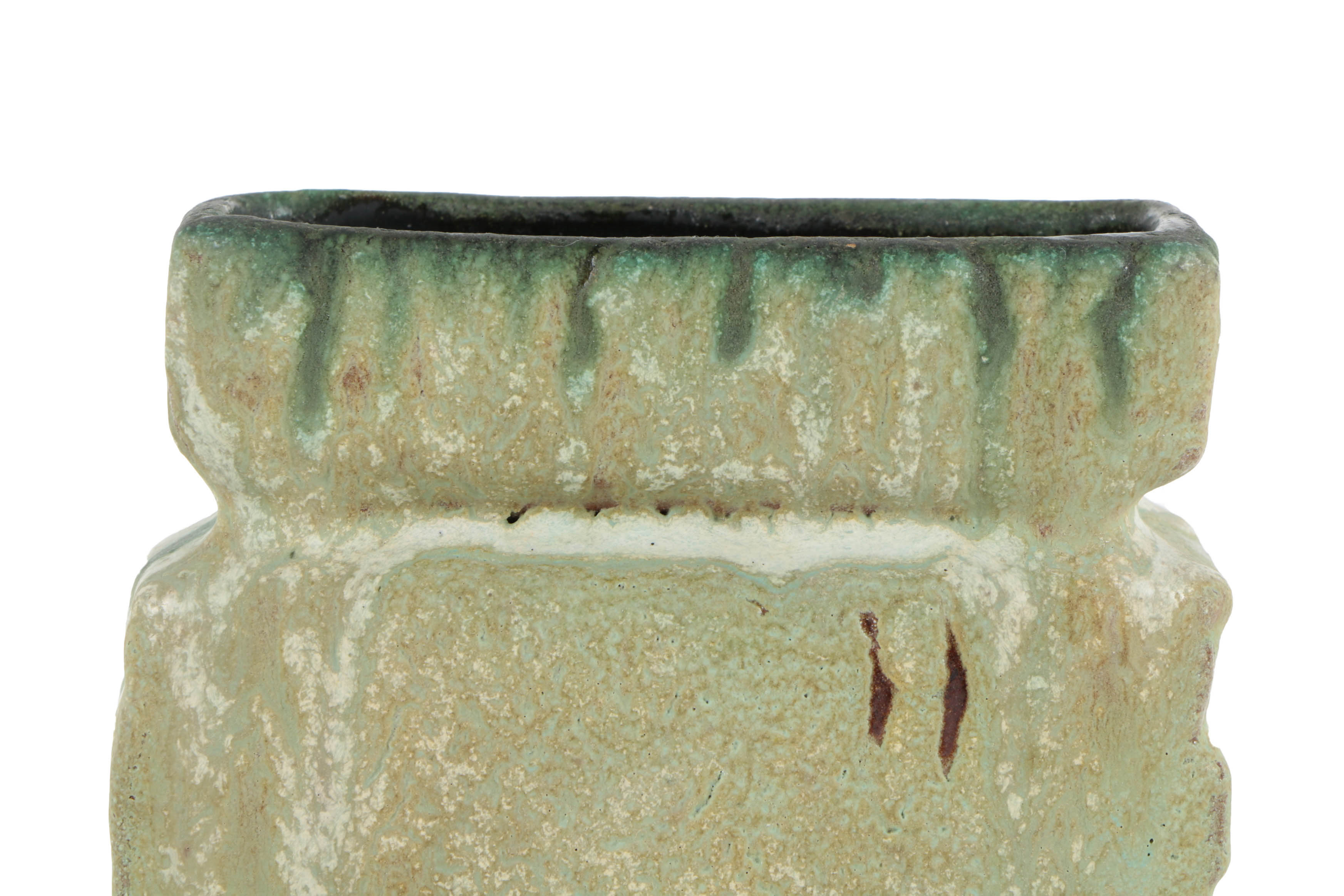 Helmut Schäffenacker Rectangular Ceramic Vase