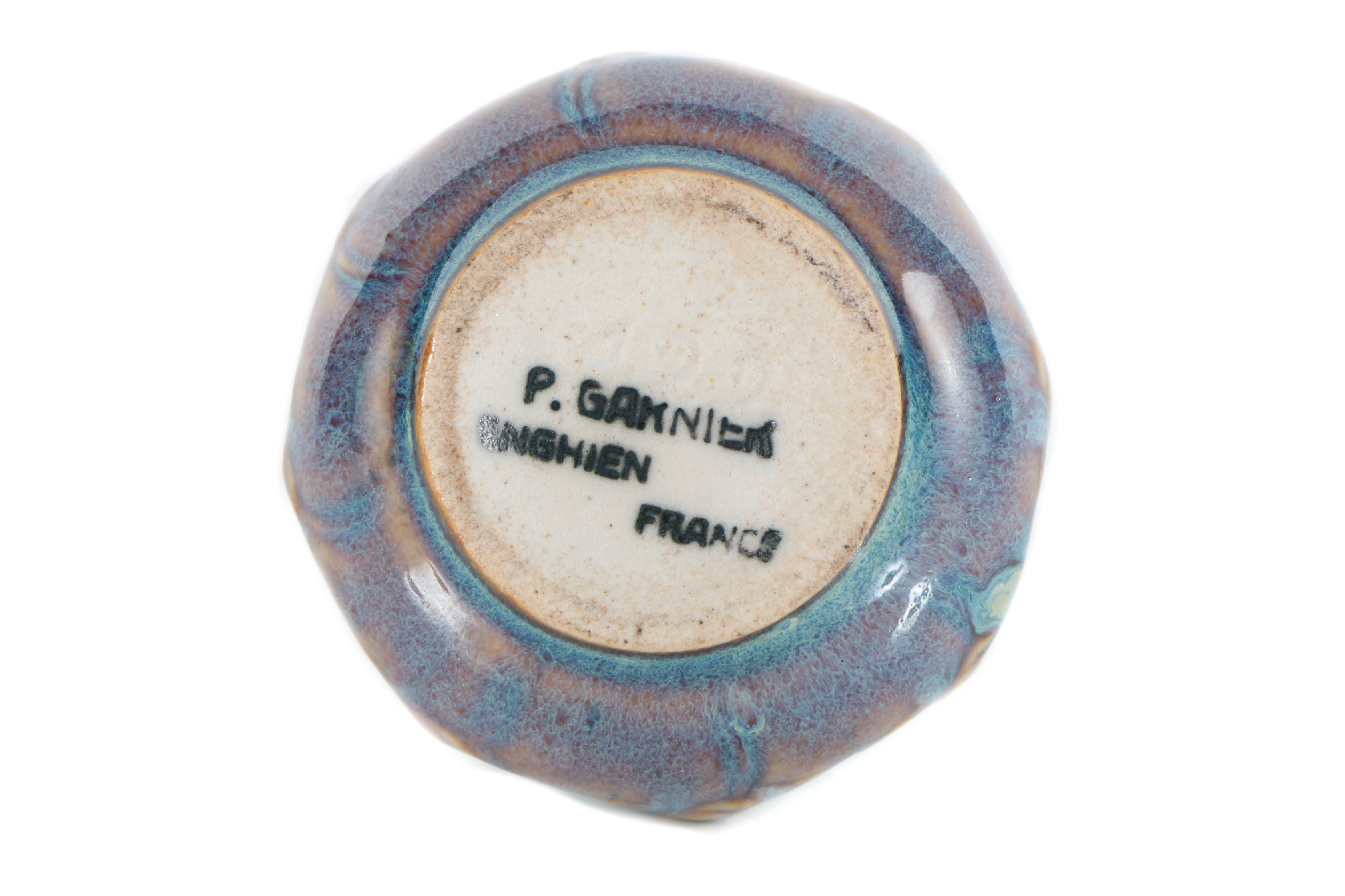 P. Garnier Ceramic Cabinet Vase