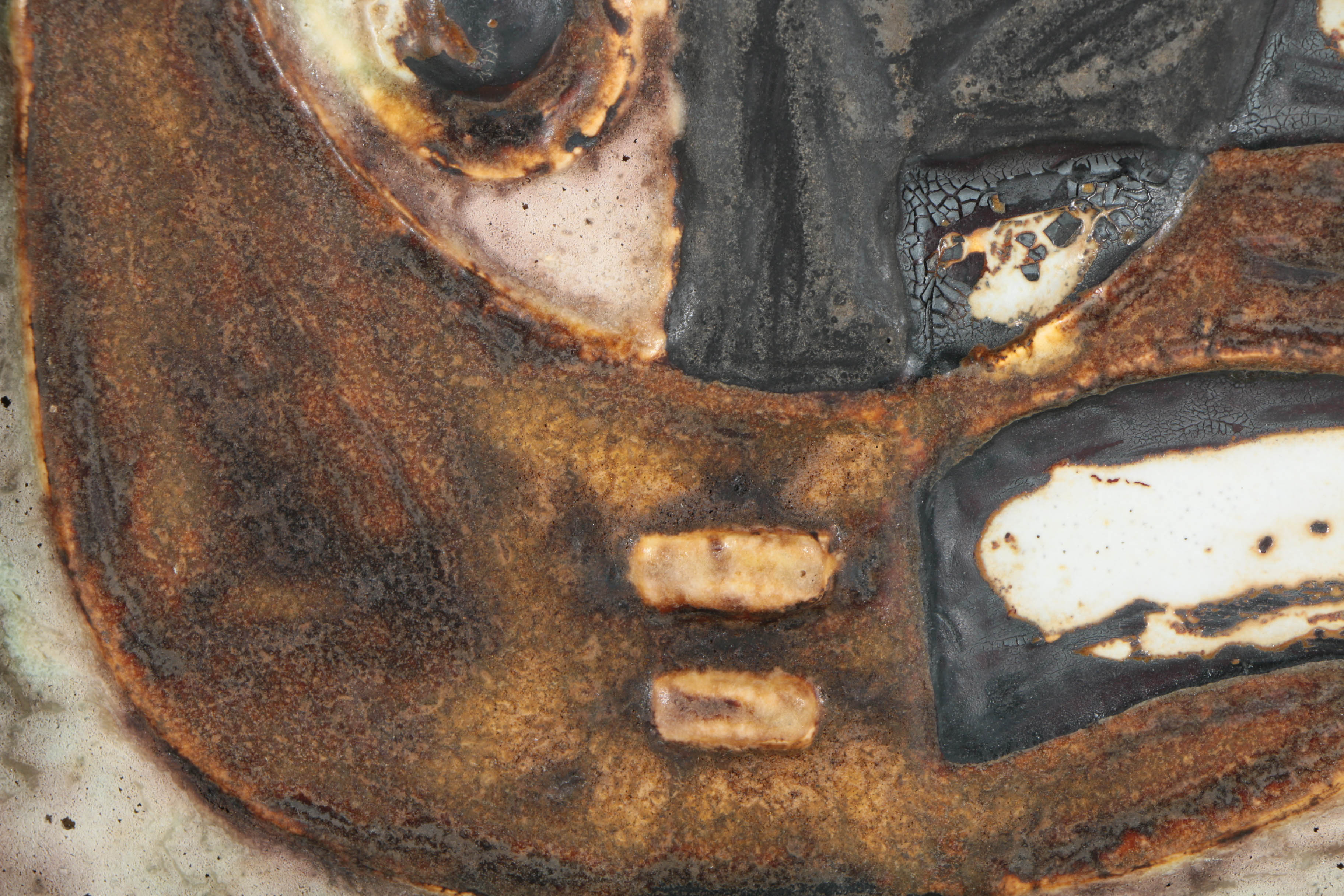 Helmut Schäffenacker Ceramic Wall Plaque "Ship"