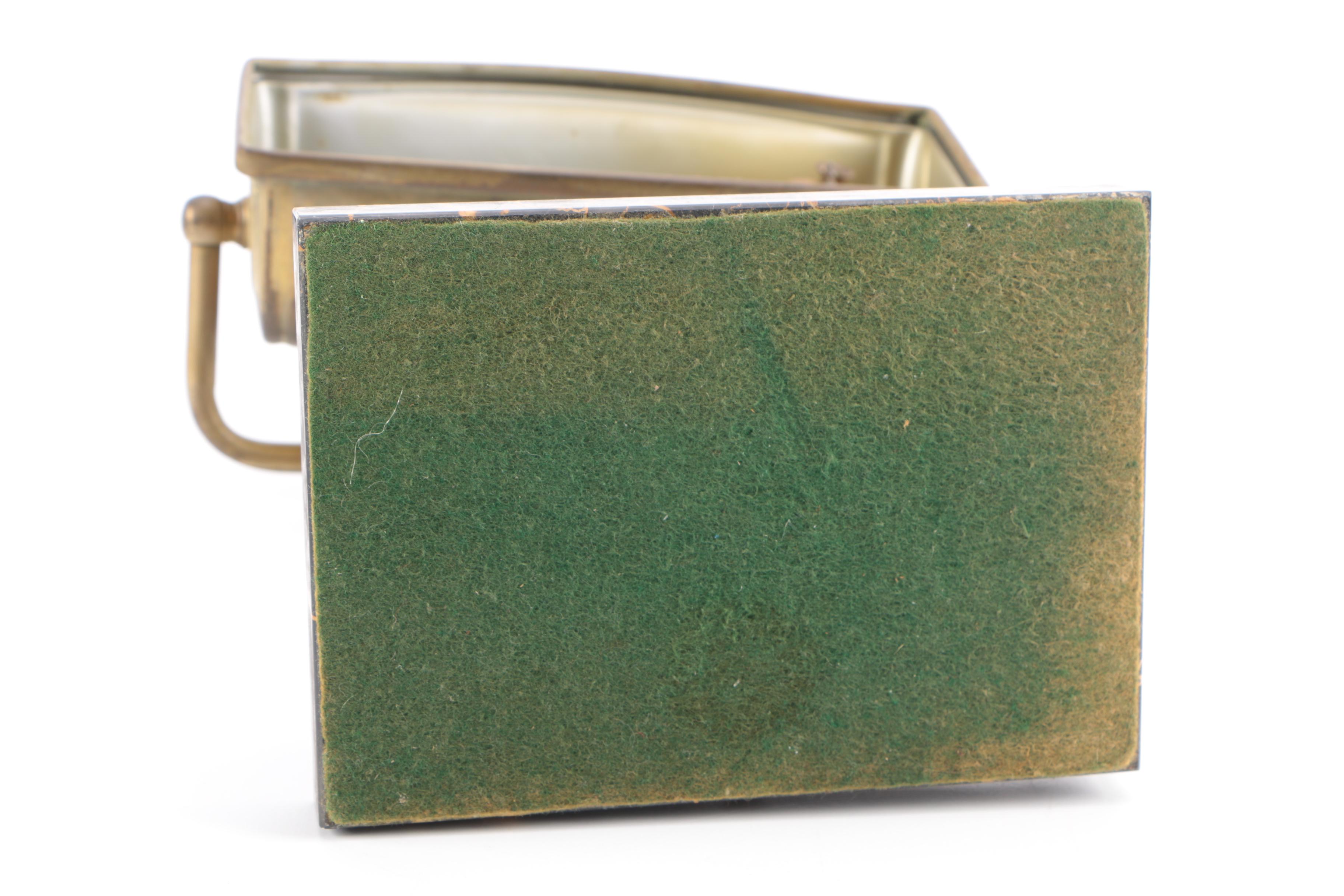 Brass Piano Lamp on Marble Base