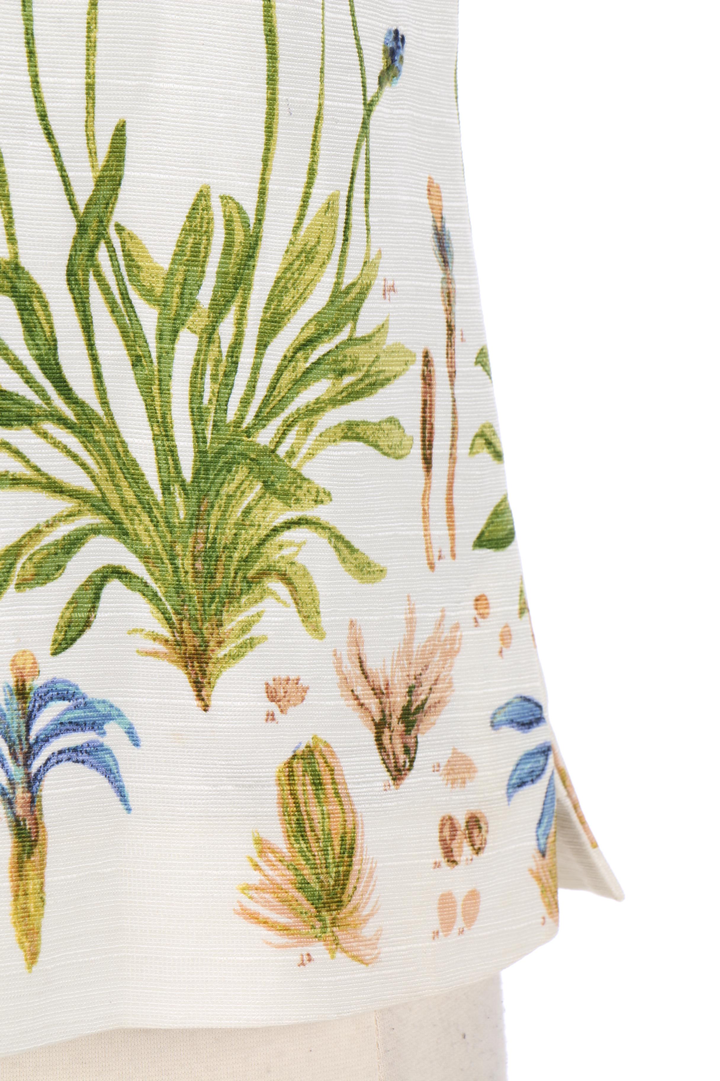 Linen Silk Blend Tory Burch Floral Top