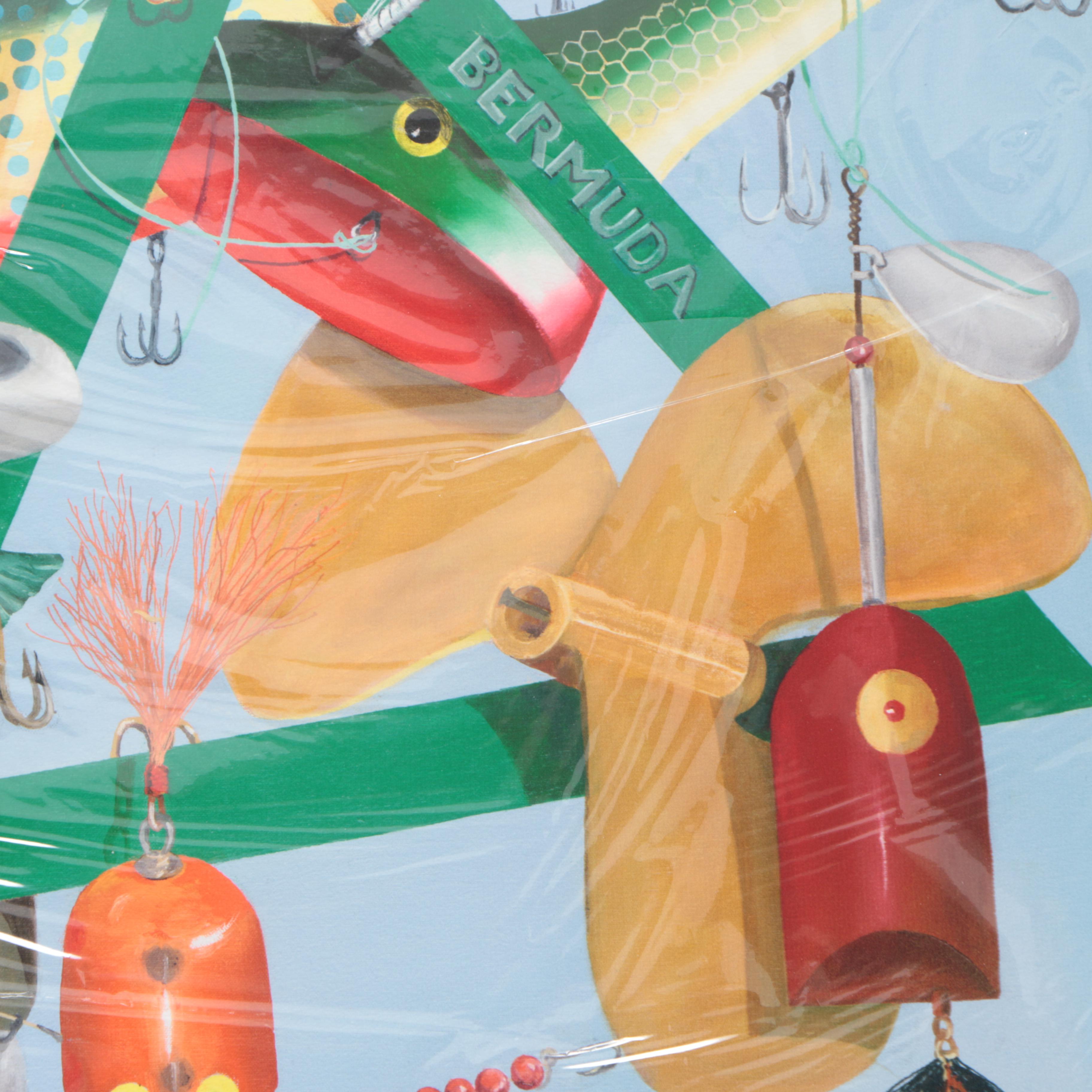 Harvey Kirstel Limited Edition Fishing Themed Giclee Prints