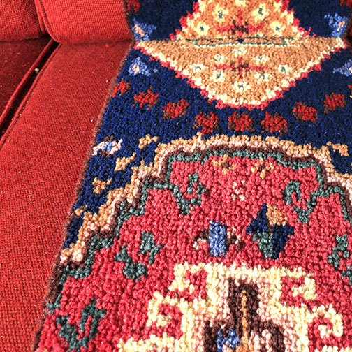Armchair and Sofa with Anatolian Style Upholstery