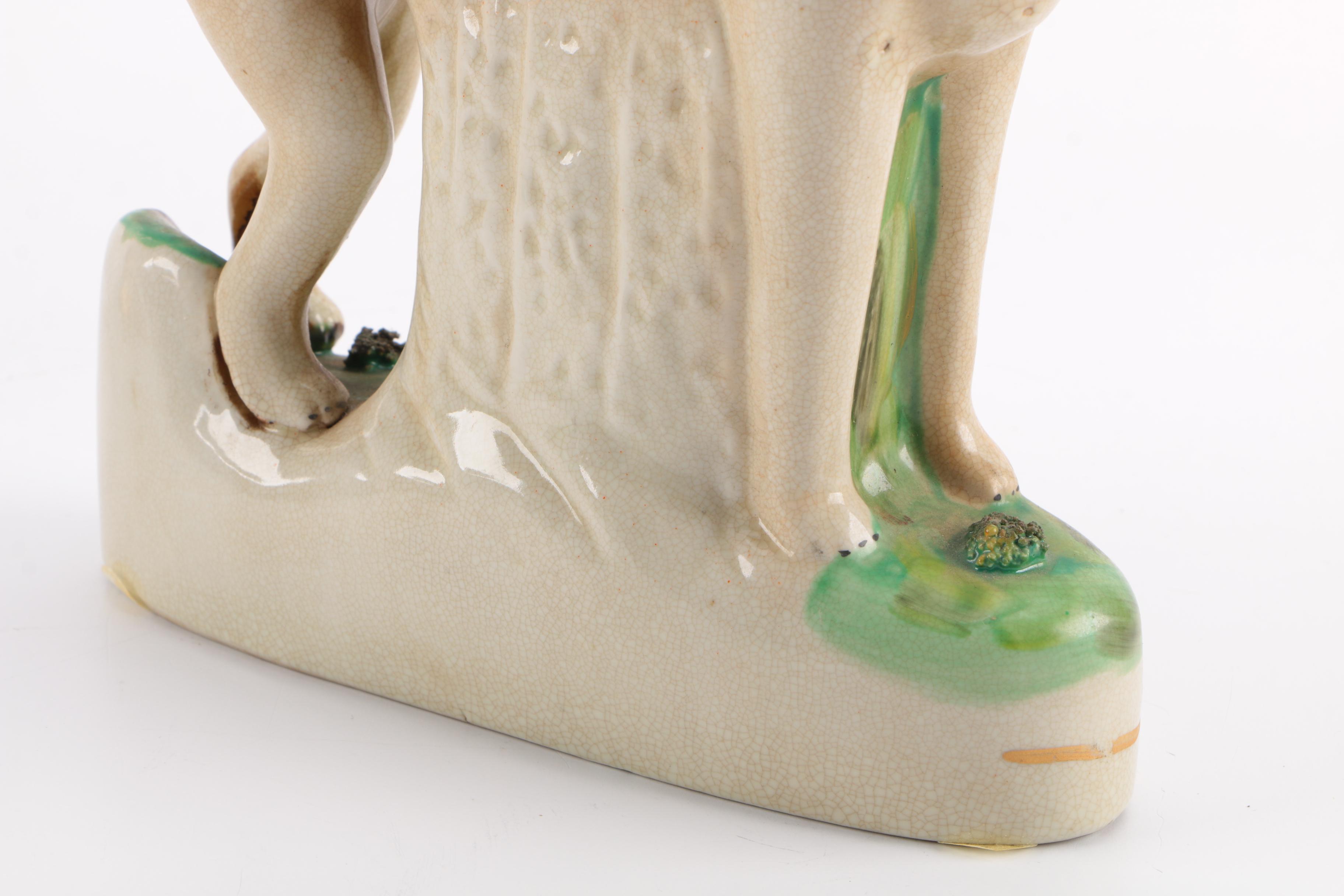 Staffordshire Style Hunting Dog Figurine