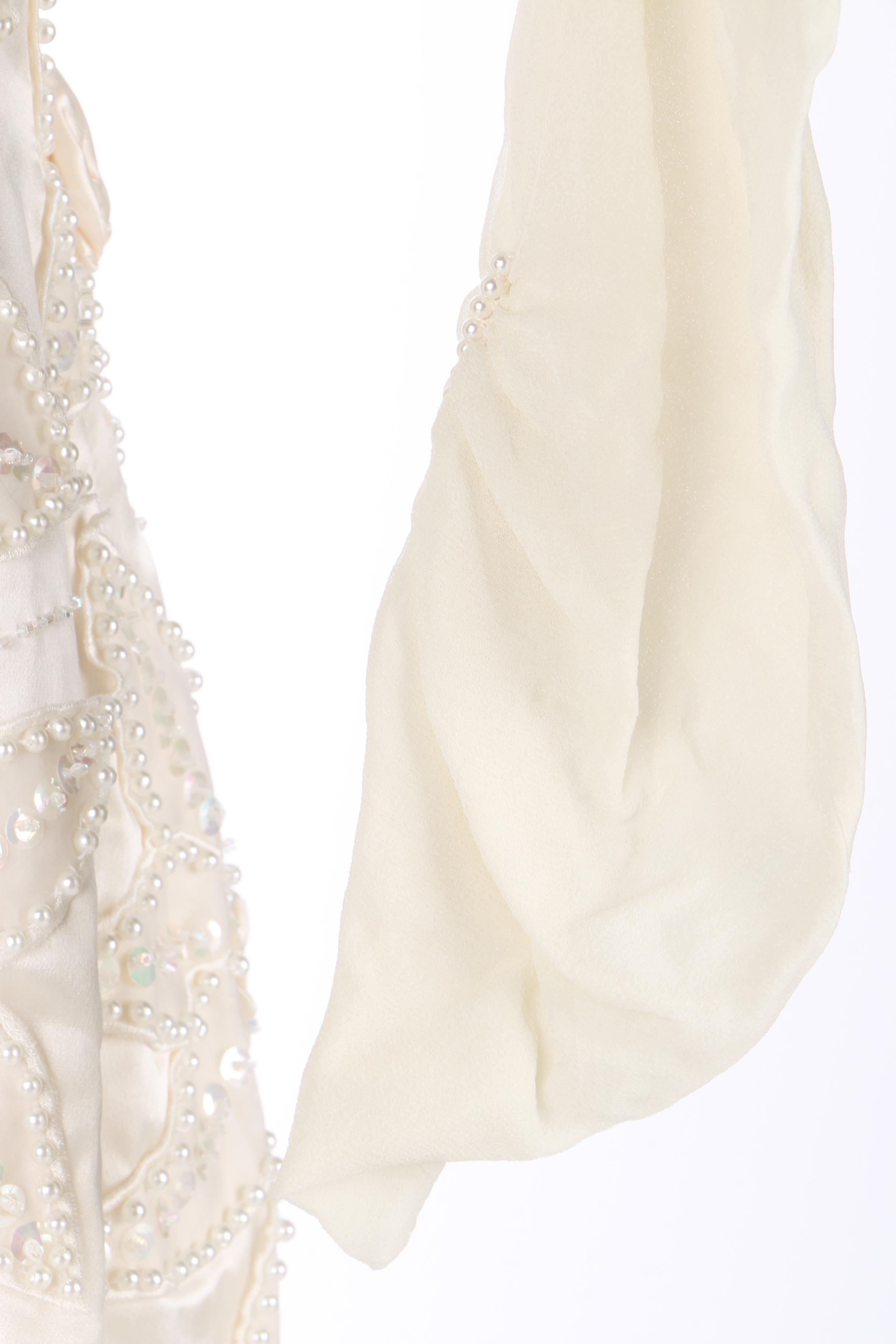 Nikki Embellished Silk Evening Gown by Nikki