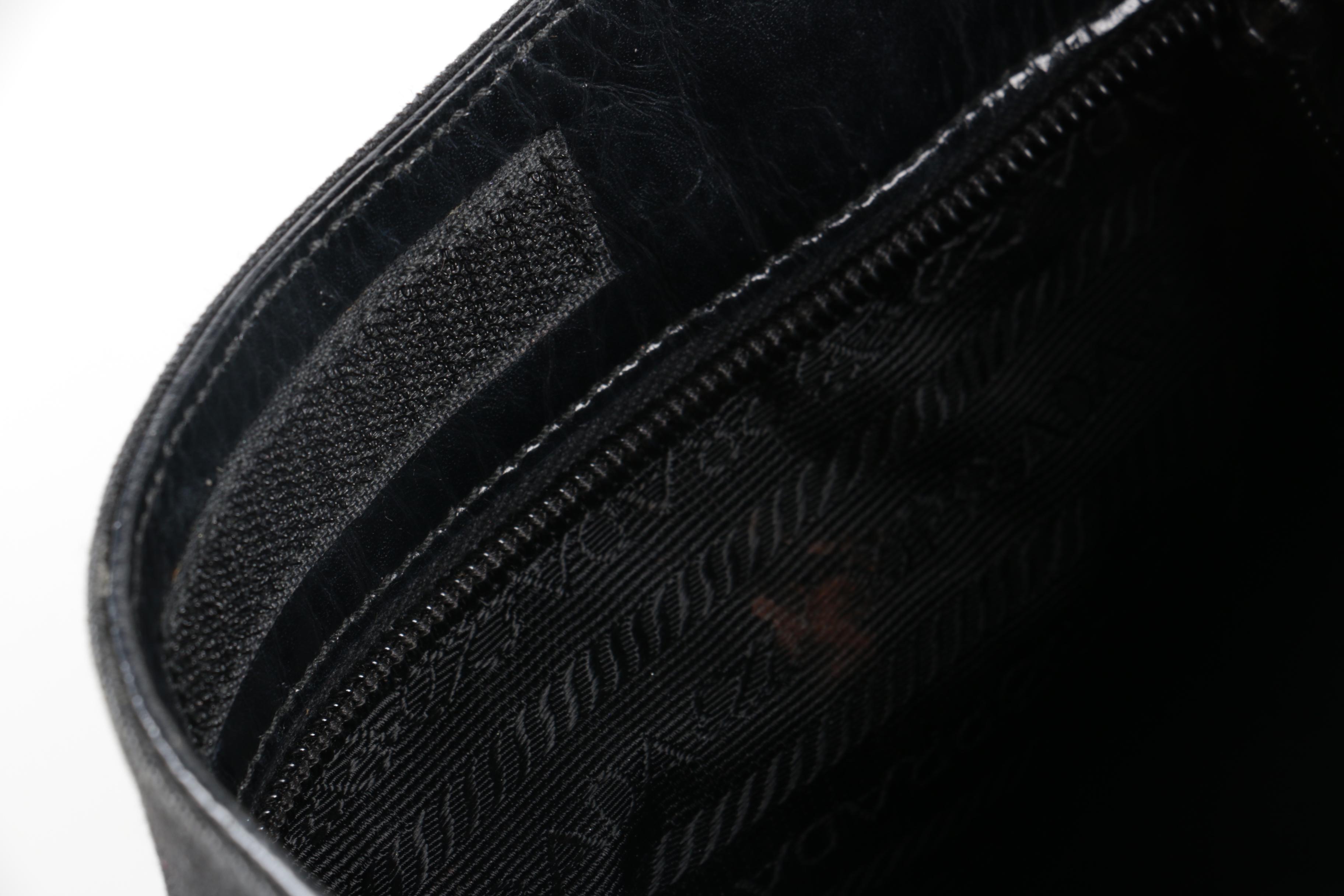 Prada Canvas Shoulder Bag