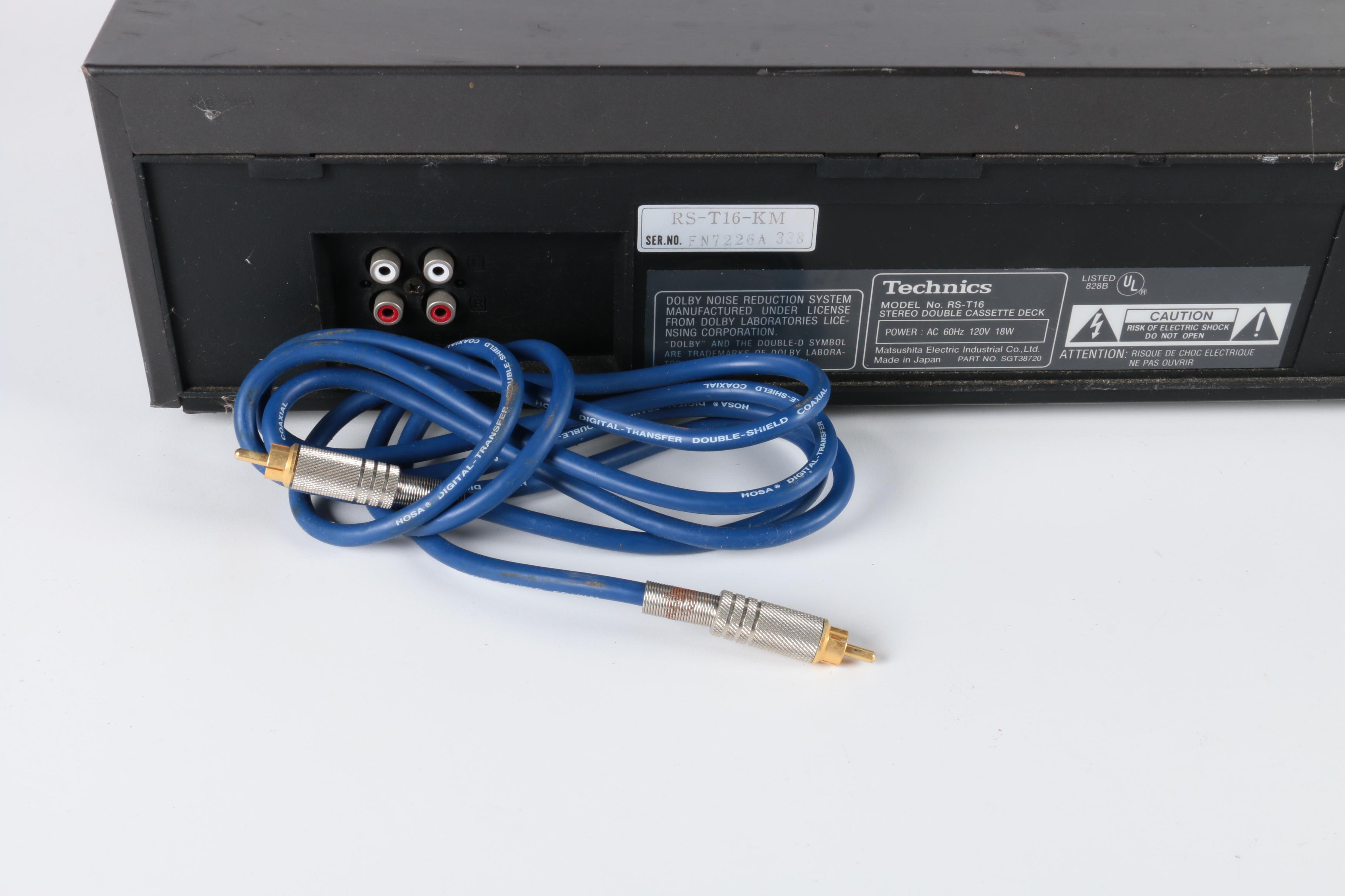 Technics Dual Cassette Deck