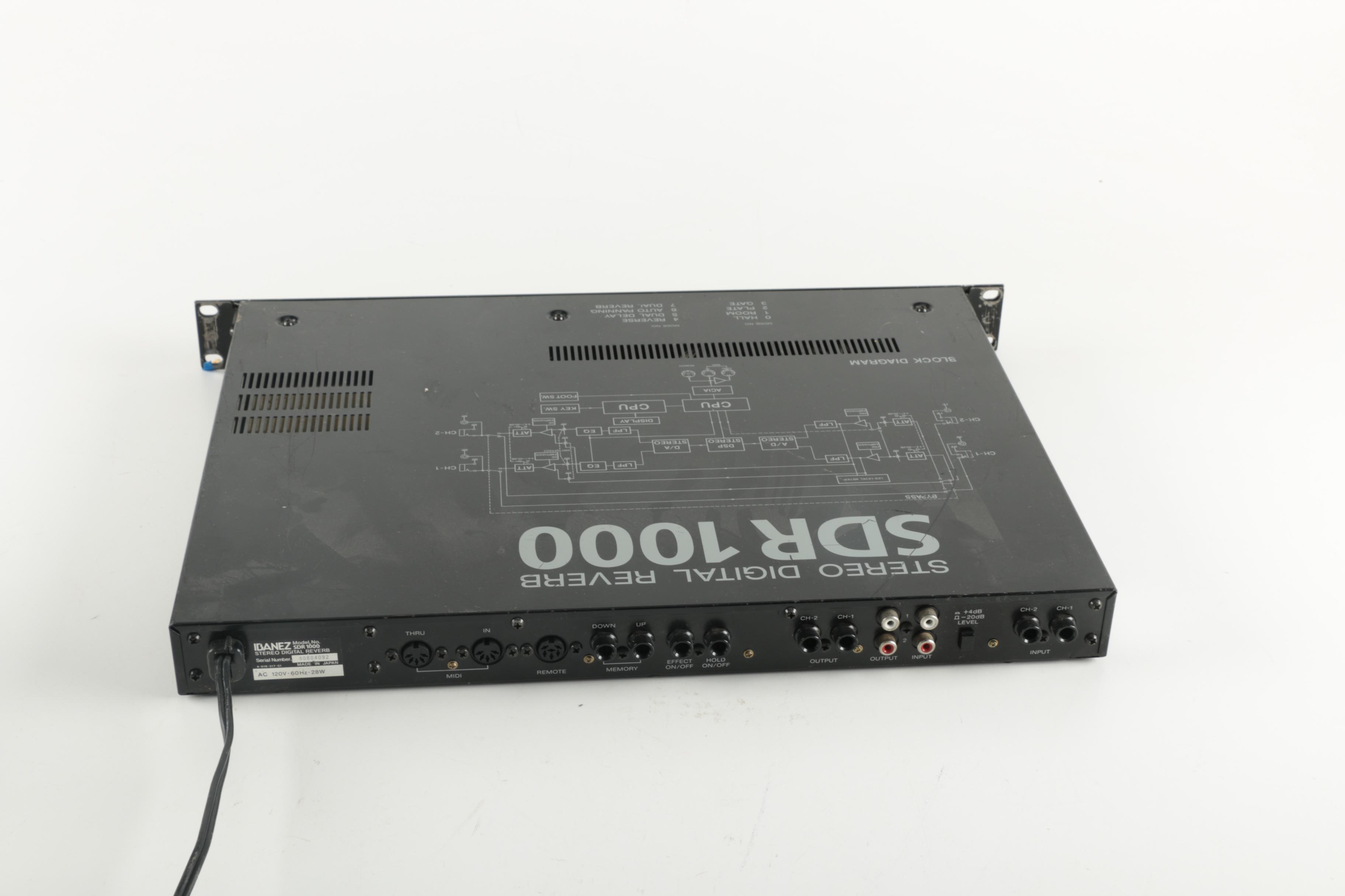 SDR 1000 Stereo Digital Reverb by Ibanez