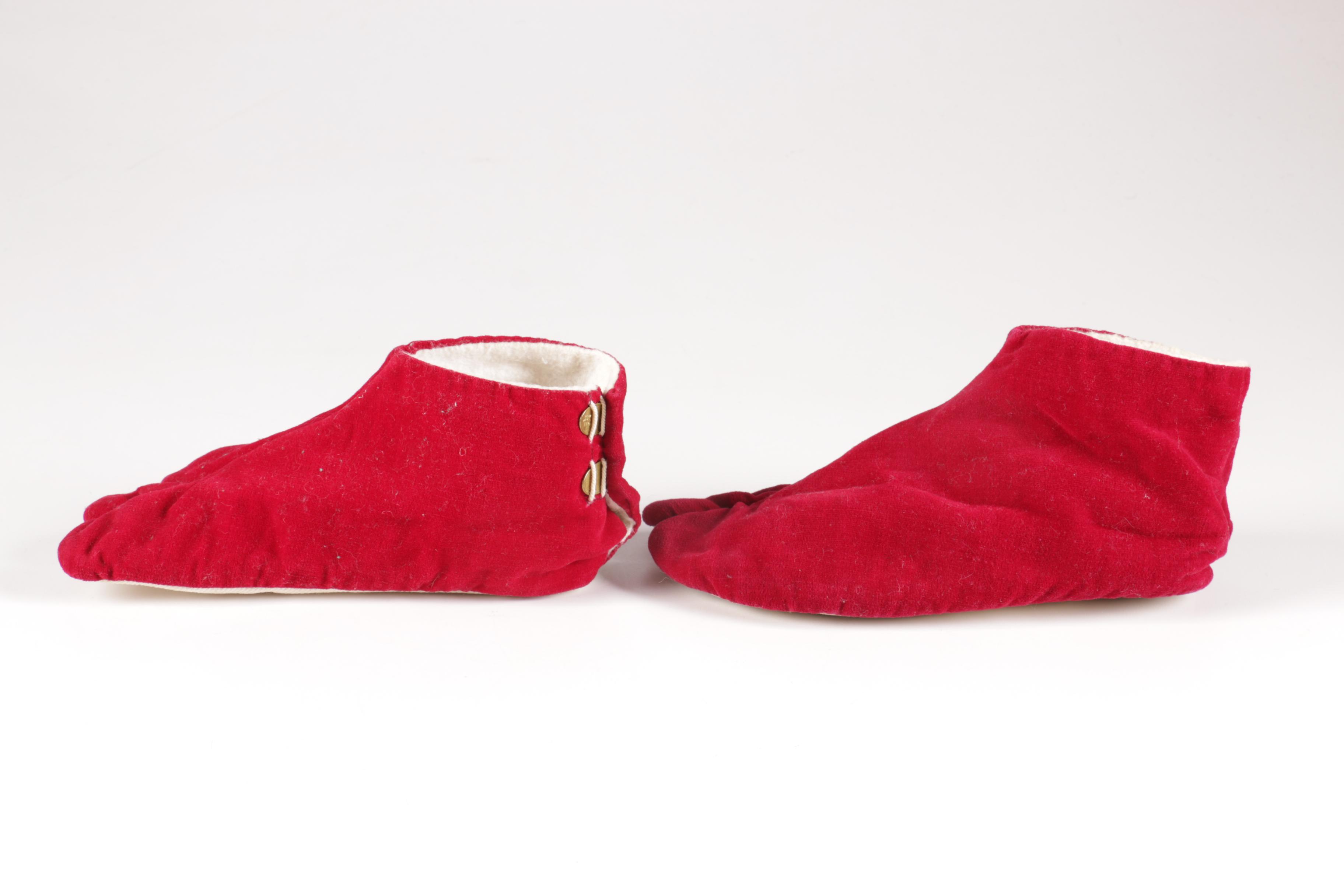 Chinese Lidded Urn and Japanese Red Tabi Socks