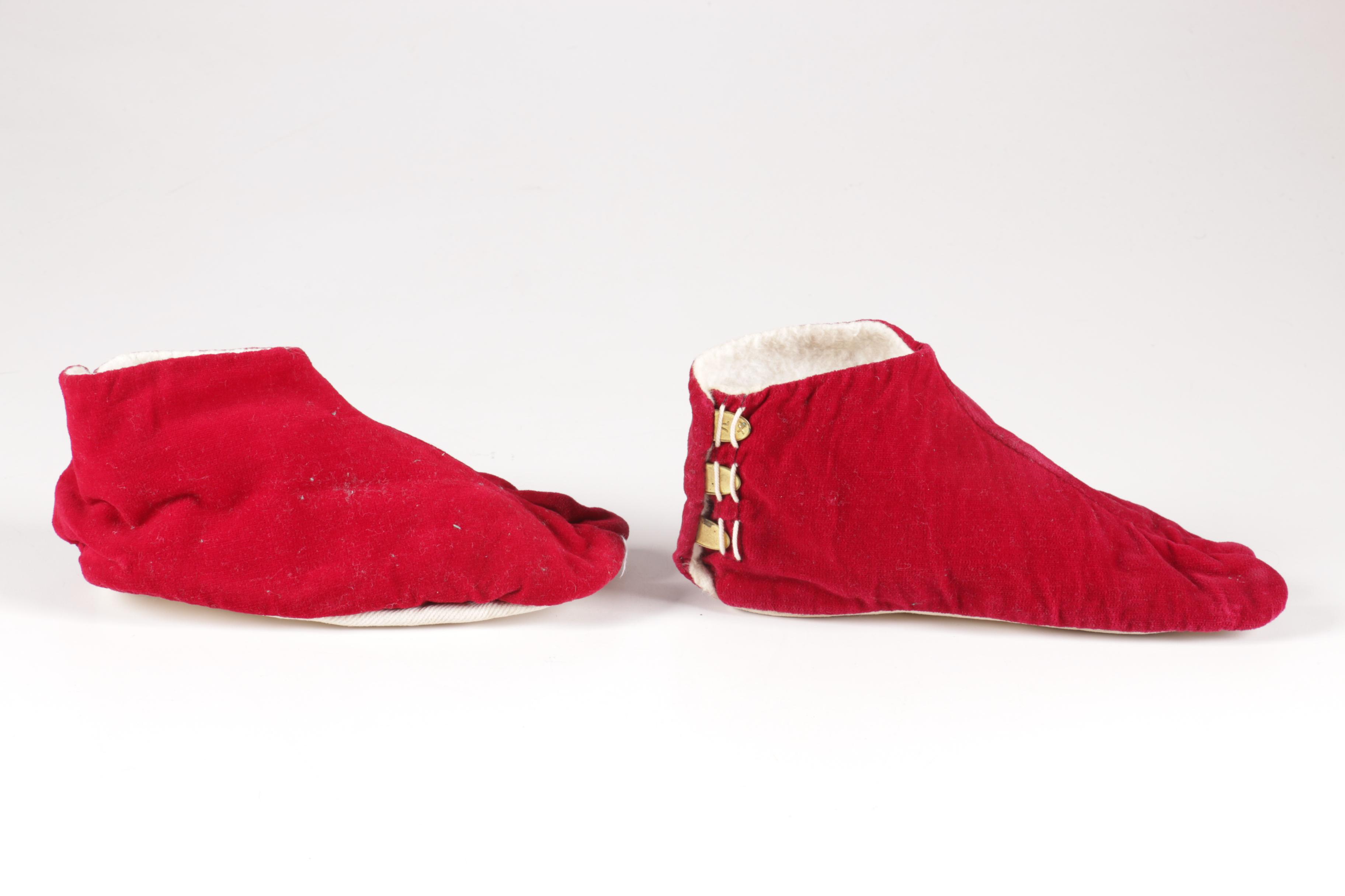 Chinese Lidded Urn and Japanese Red Tabi Socks