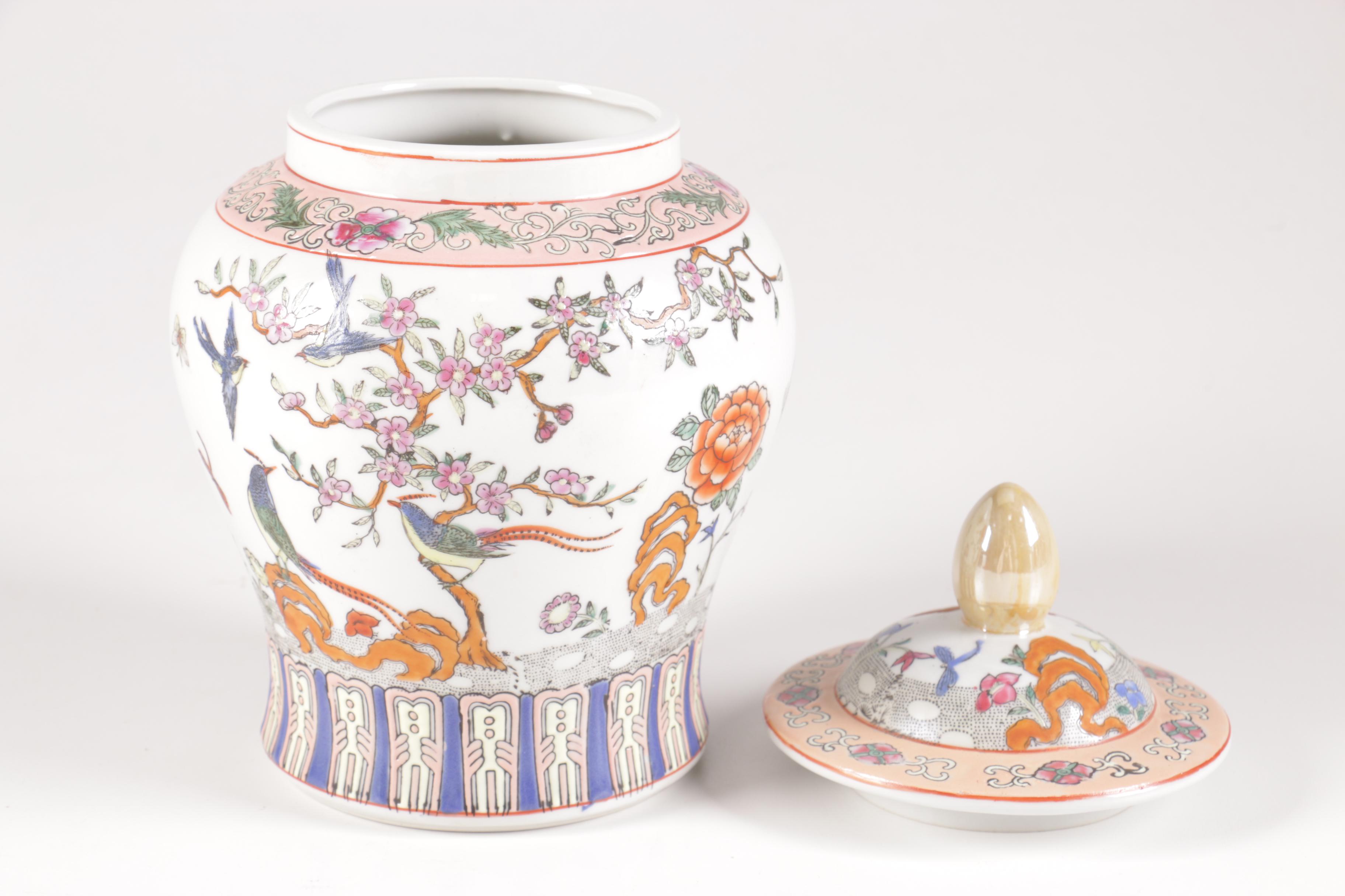 Chinese Lidded Urn and Japanese Red Tabi Socks