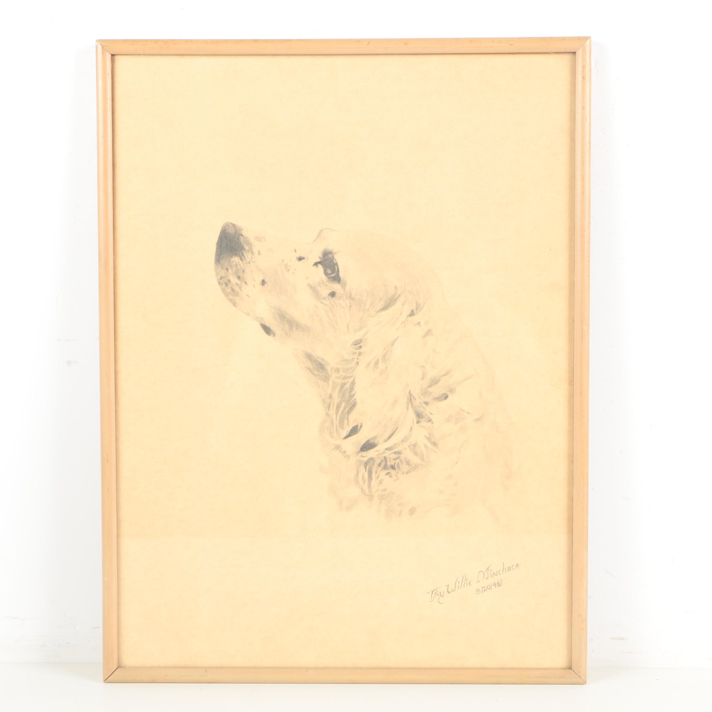 Irv Brown and Willie Minchaca Drawings of Cocker Spaniels