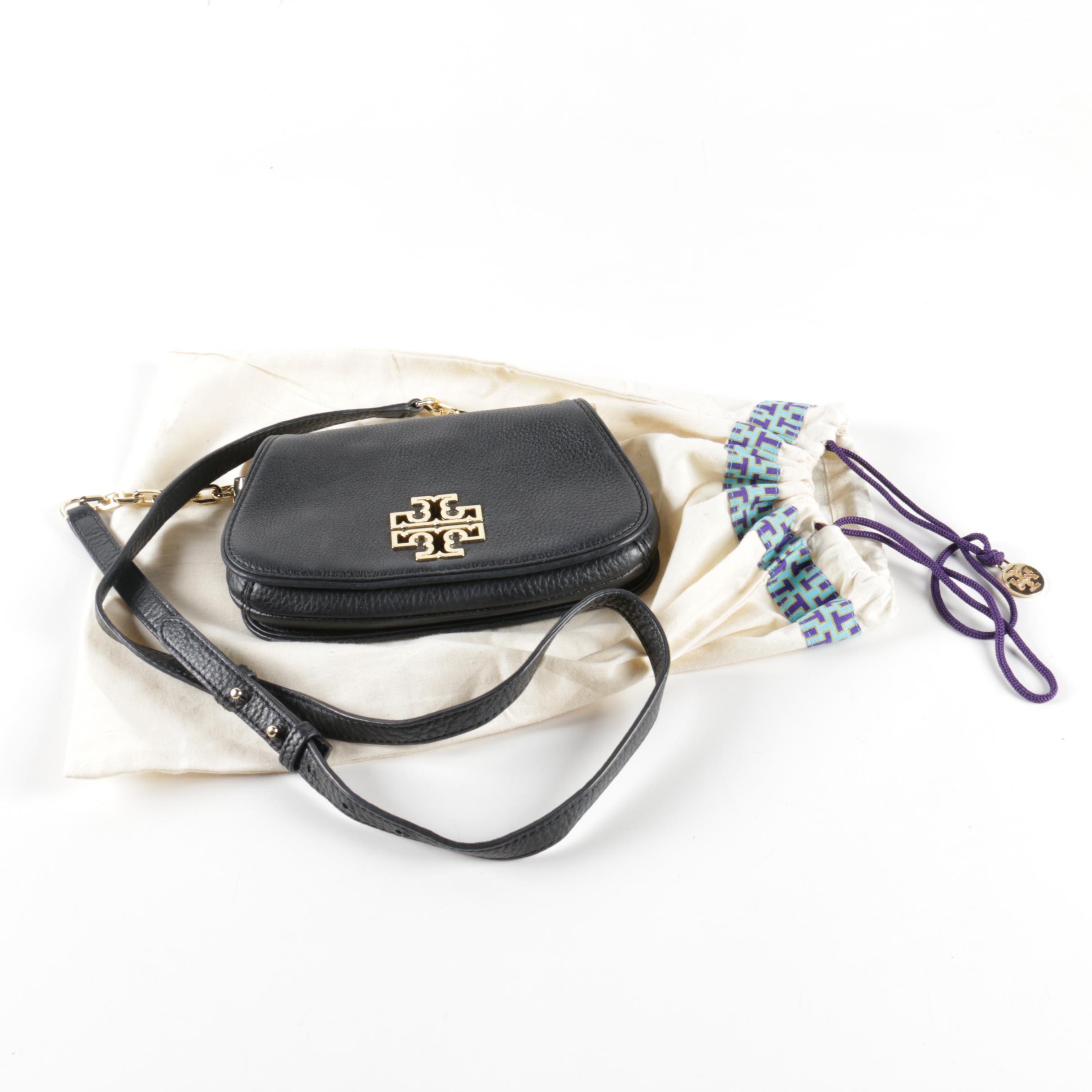 Tory Burch Black Leather Crossbody Bag