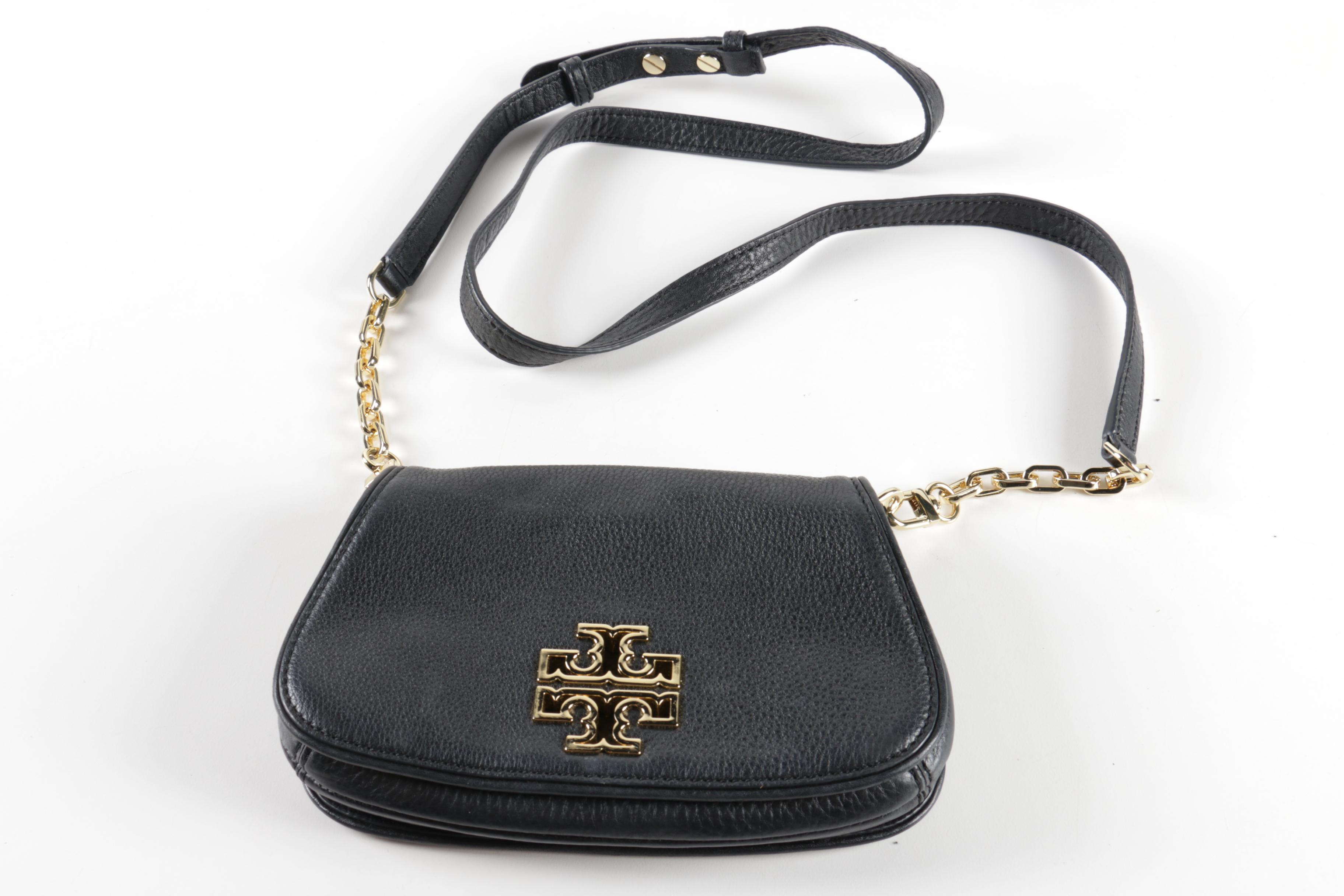 Tory Burch Black Leather Crossbody Bag