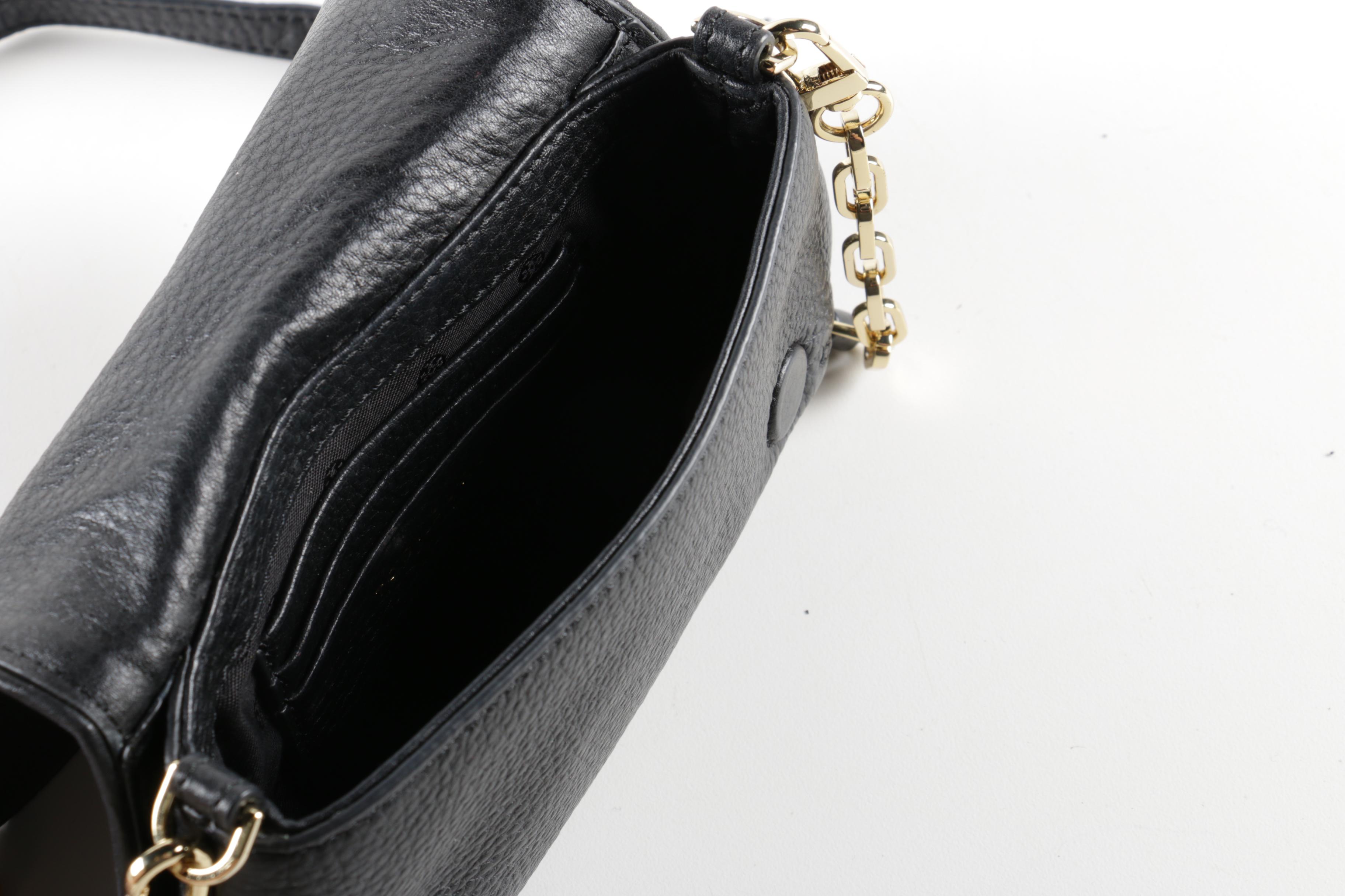 Tory Burch Black Leather Crossbody Bag