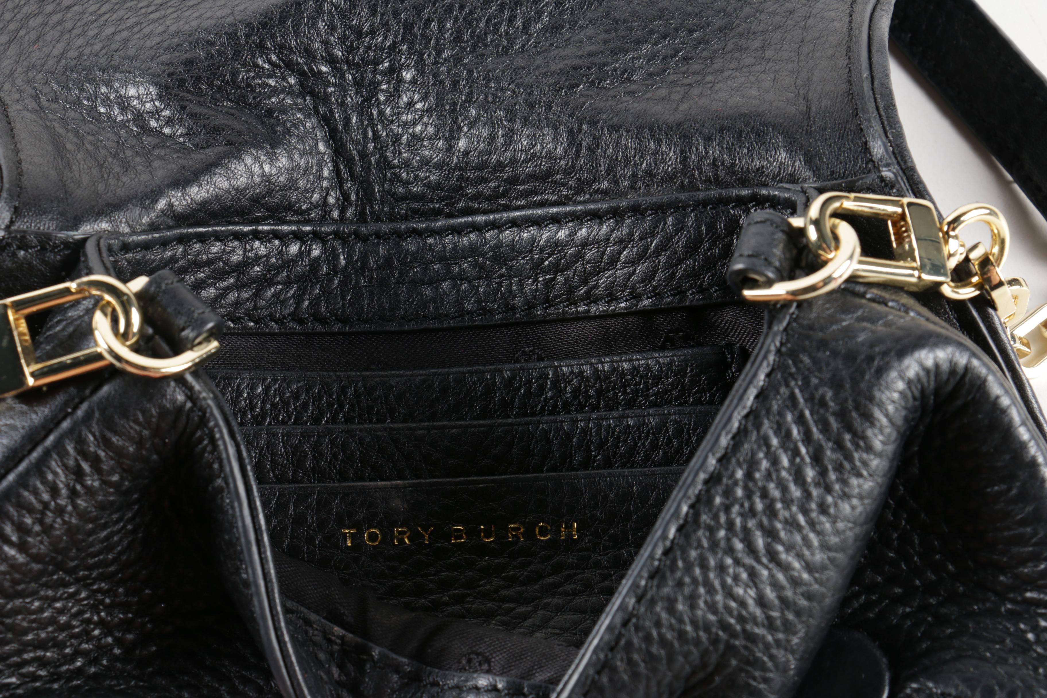 Tory Burch Black Leather Crossbody Bag