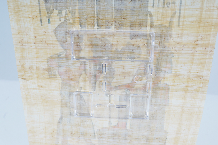 Jin Mourad Egyptian Artwork of Ramses II and Hathor on Papyrus