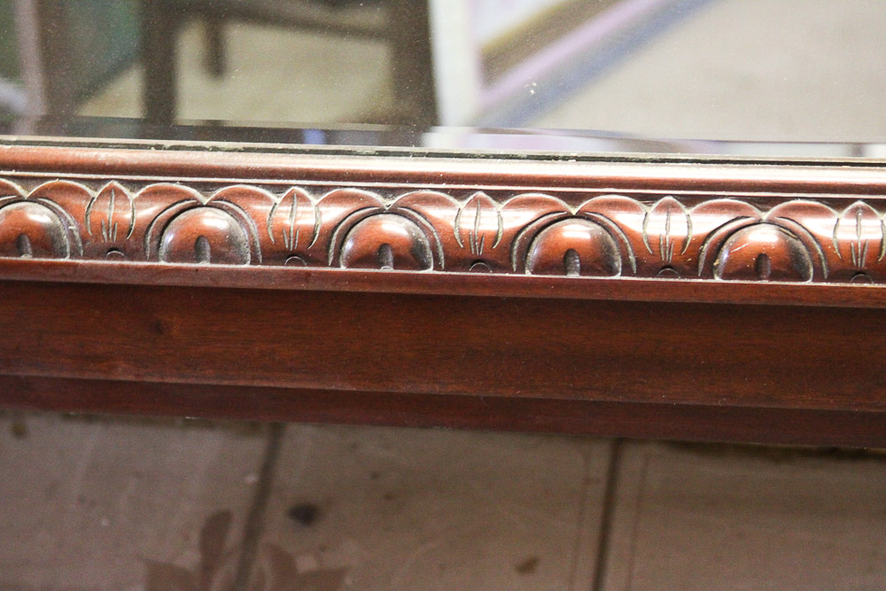 Vintage Federal Style Mahogany Mantle Mirror