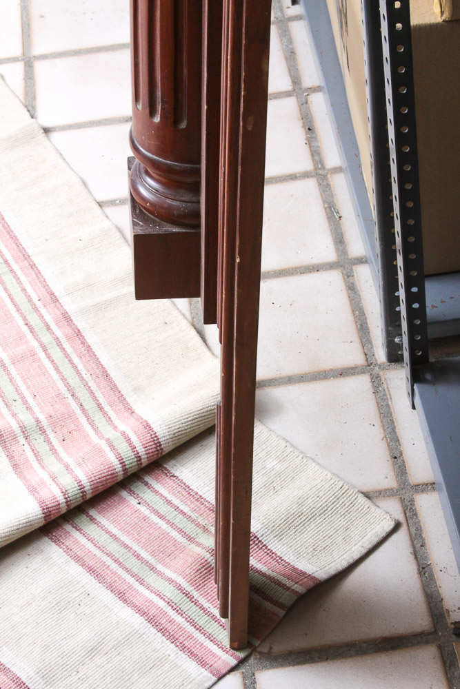 Vintage Federal Style Mahogany Mantle Mirror