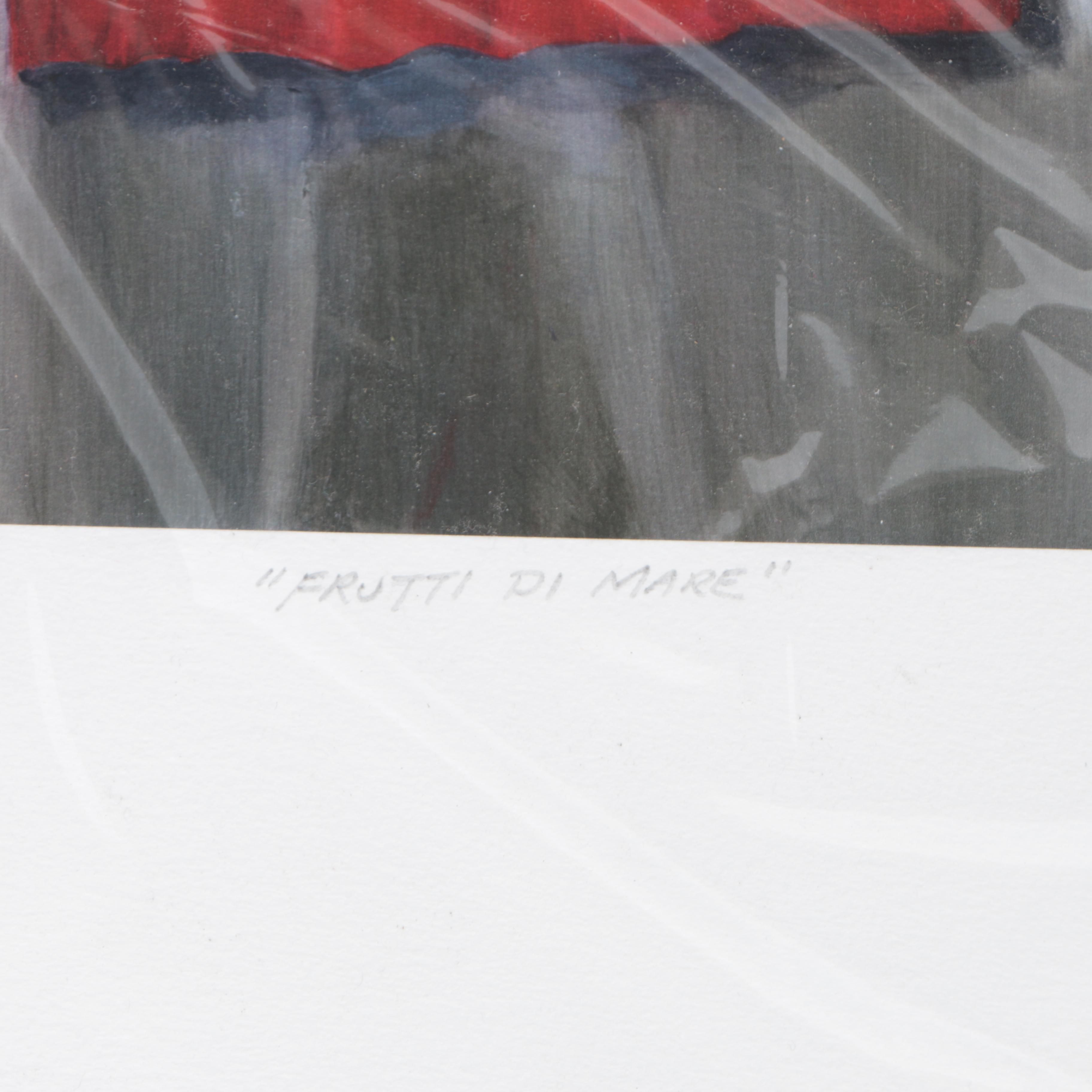 Harvey Kirstel Limited Edition Giclées "Fruit Flies" and "Frutti di Mare"