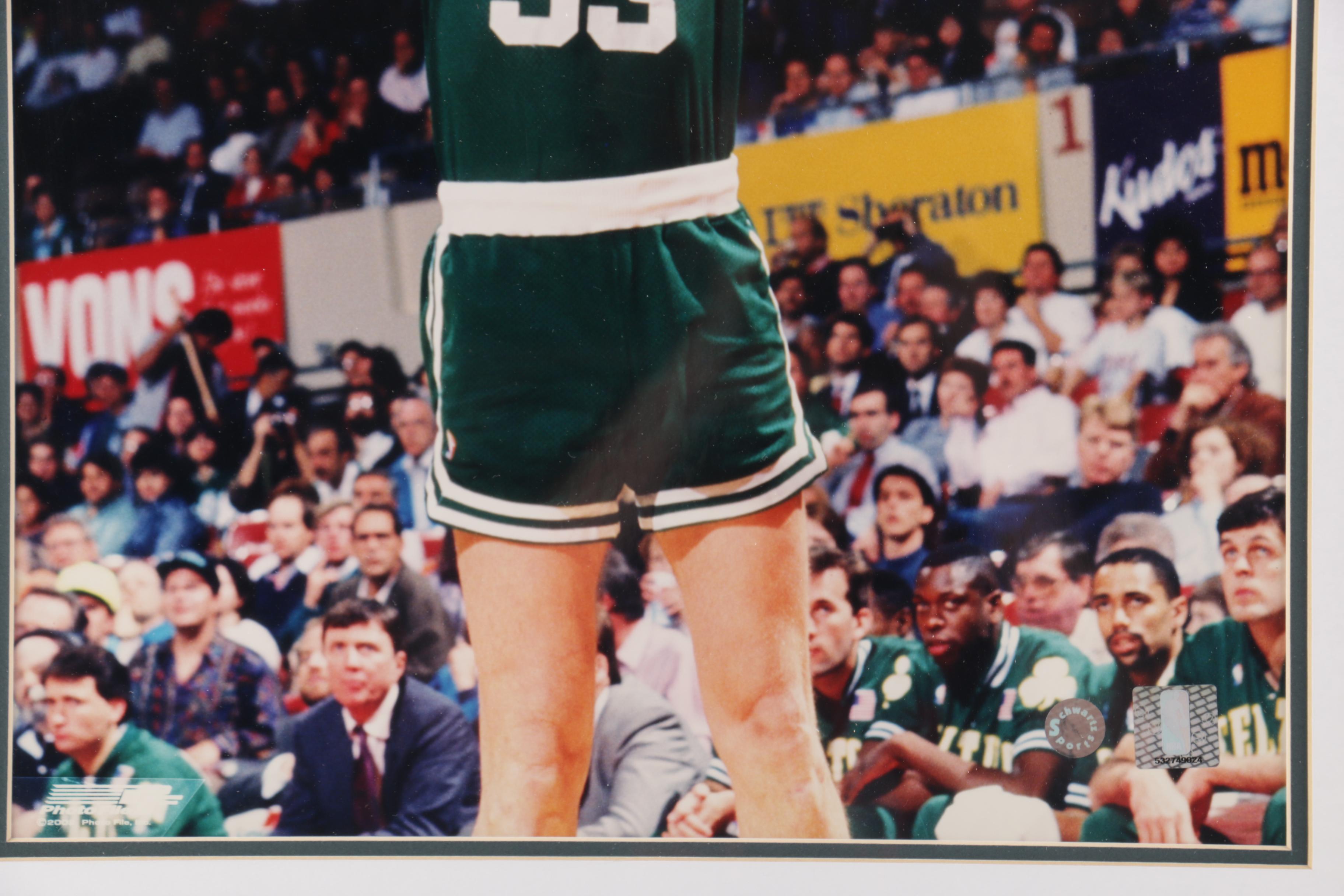 Signed Larry Bird Photograph