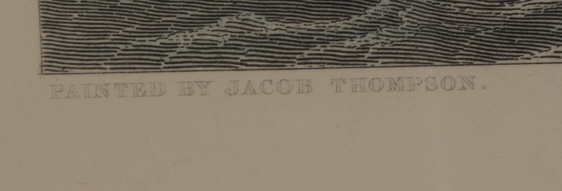 J.T. Wilmore Restrike Etching After Jacob Thompson's "The Ferry Boat"
